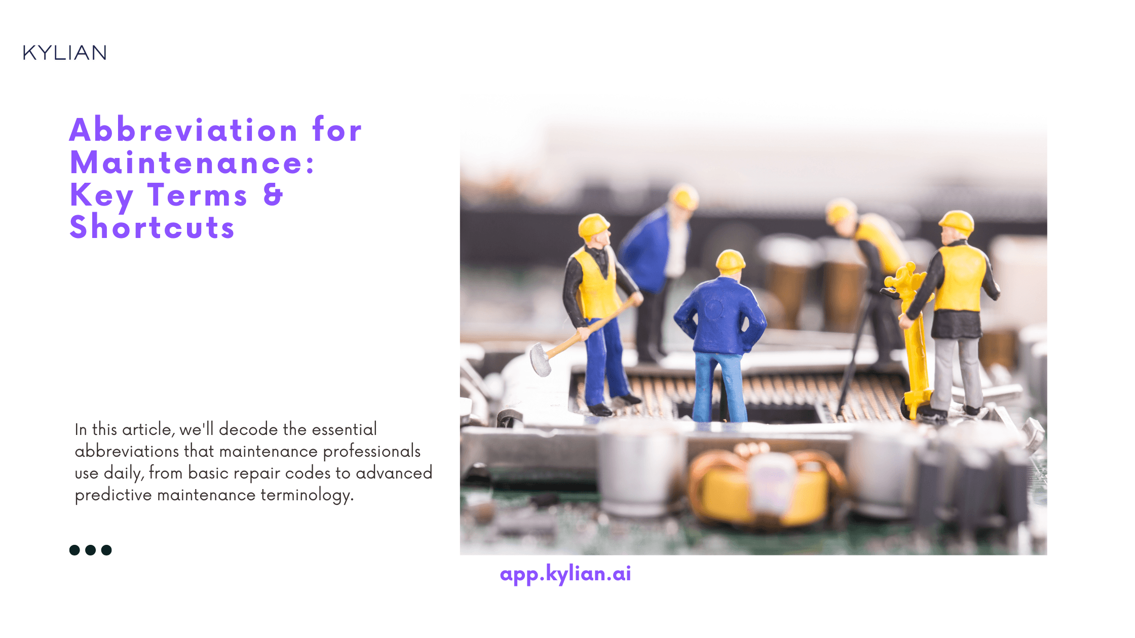 Abbreviation for Maintenance: Key Terms & Shortcuts
