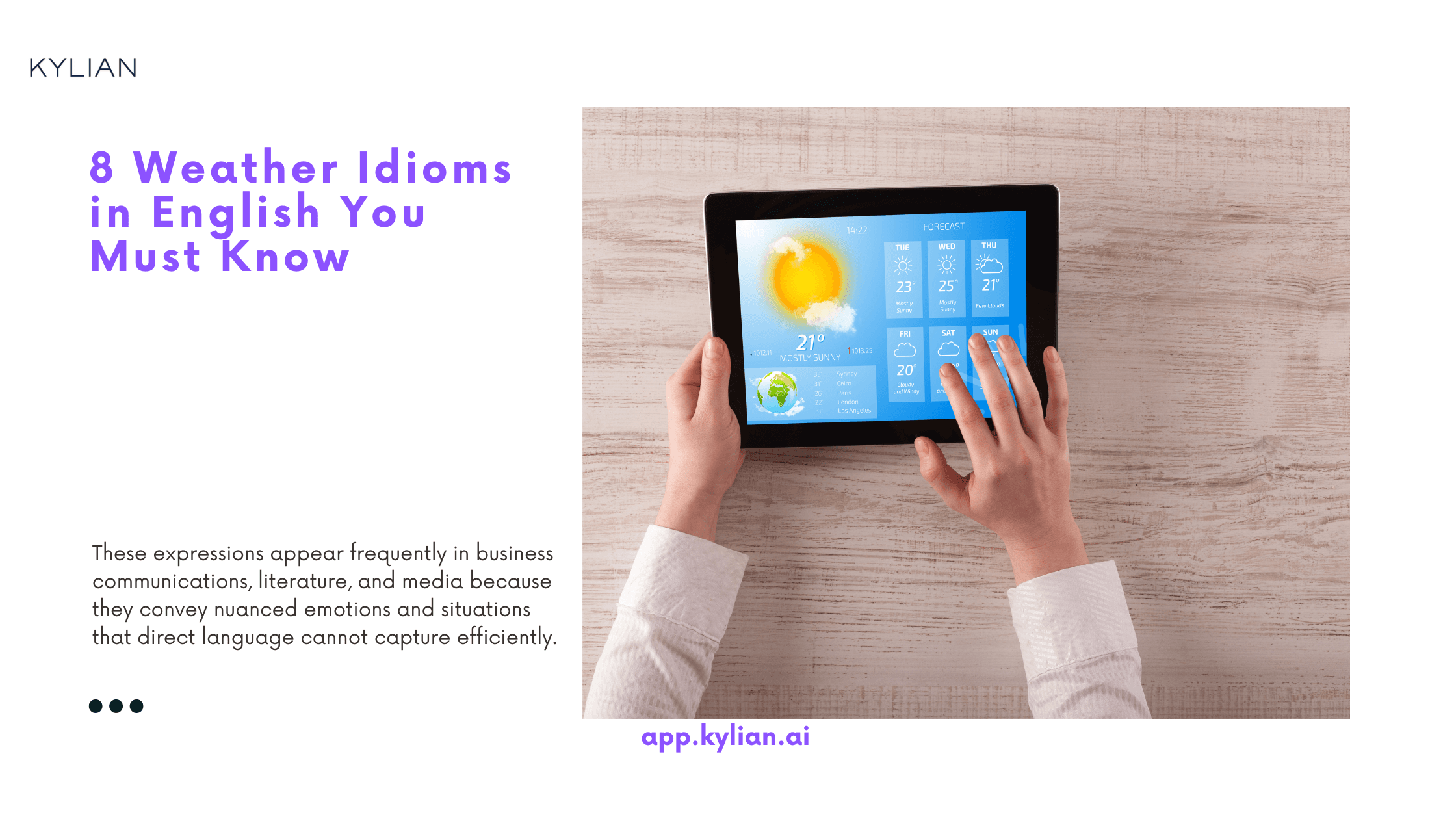 8 Weather Idioms in English You Must Know