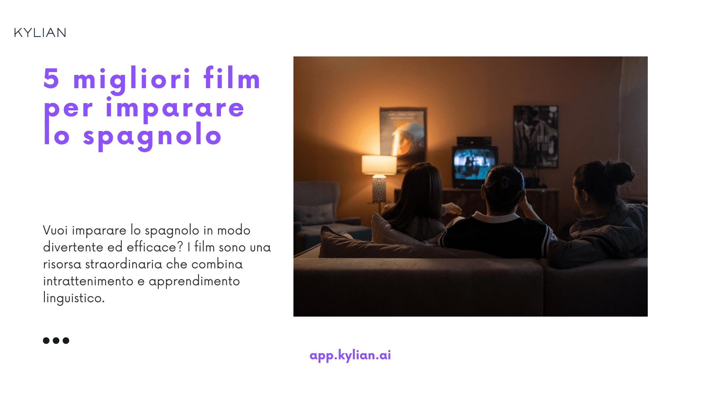 5 migliori film per imparare lo spagnolo