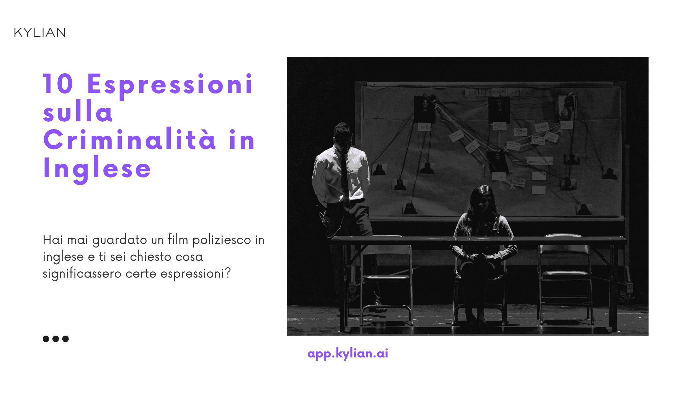 10 Espressioni sulla Criminalità in Inglese