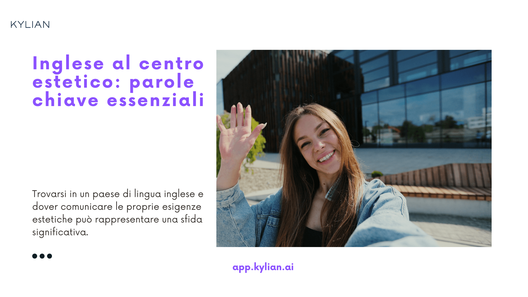 Inglese al centro estetico: parole chiave essenziali