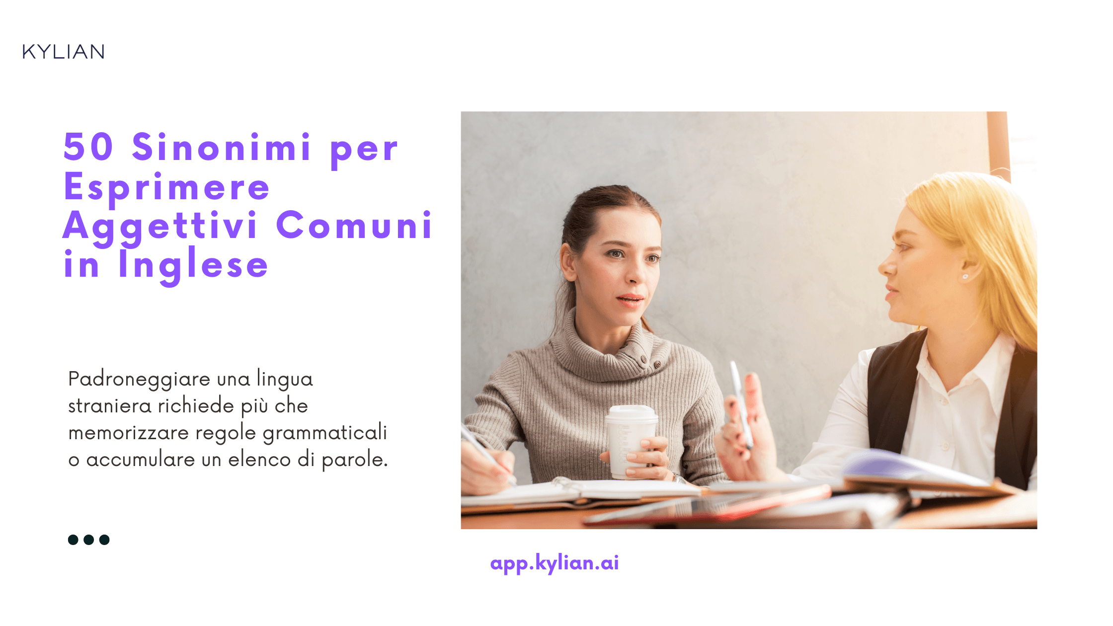 50 Sinonimi per Esprimere Aggettivi Comuni in Inglese