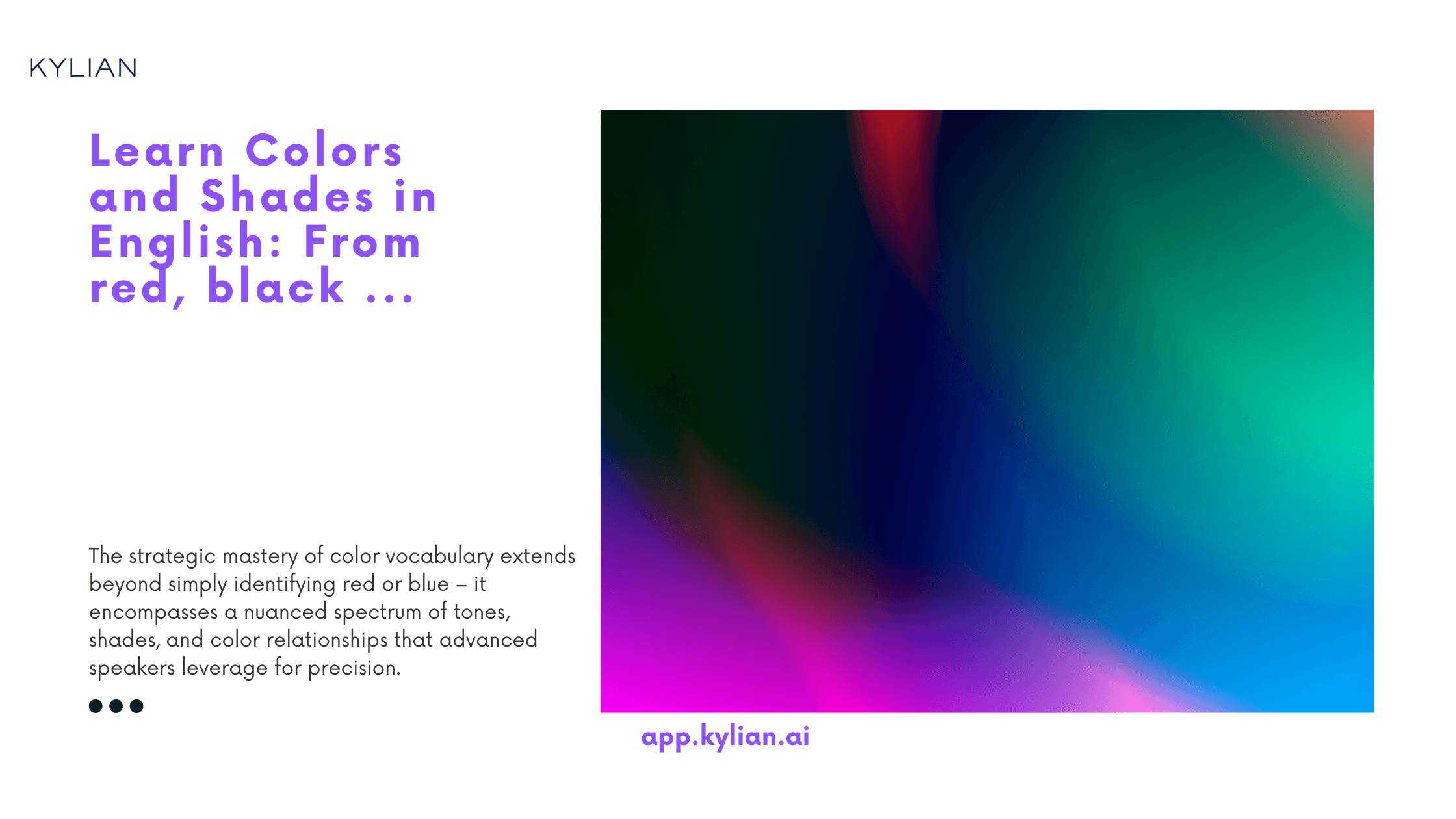 Learn Colors and Shades in English: From red, black ...