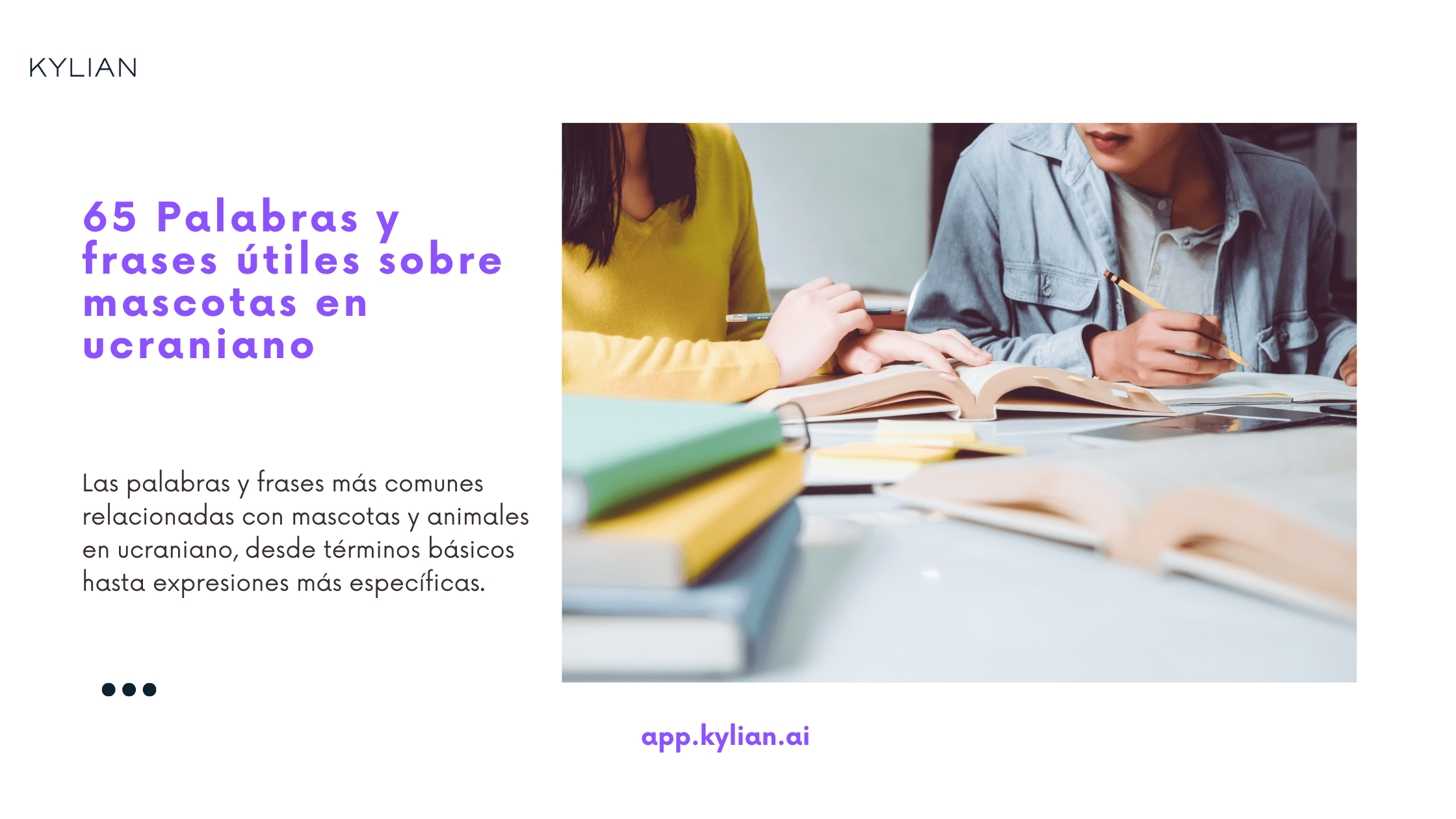 65 Palabras y frases útiles sobre mascotas en ucraniano