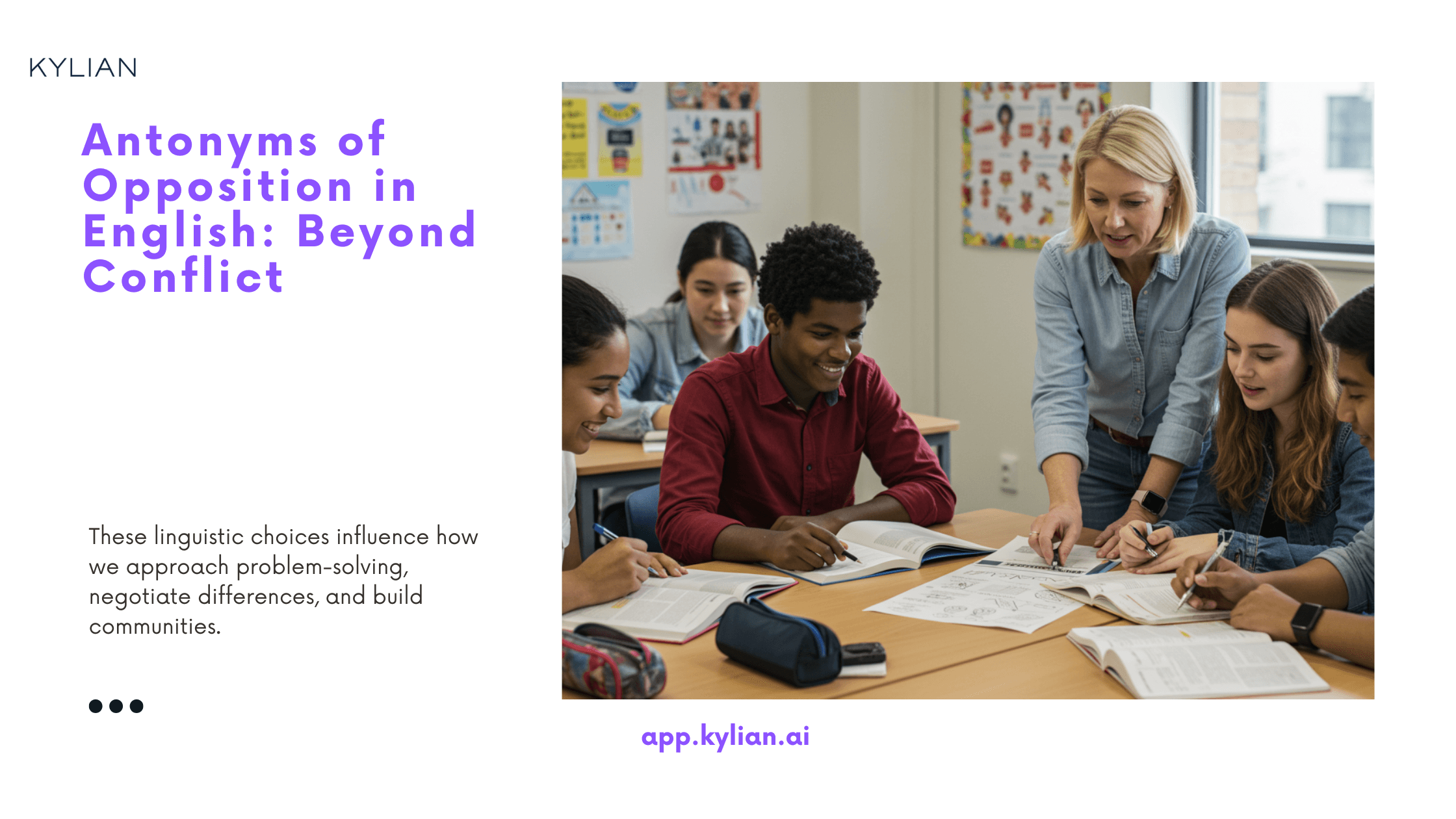 Antonyms of Opposition in English: Beyond Conflict