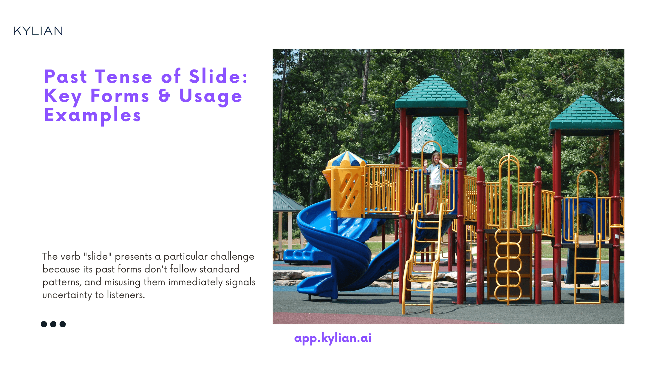 Past Tense of Slide: Key Forms & Usage Examples