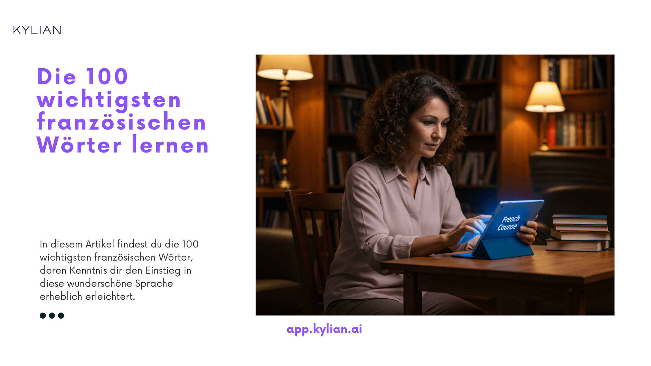 Die 100 wichtigsten französischen Wörter lernen