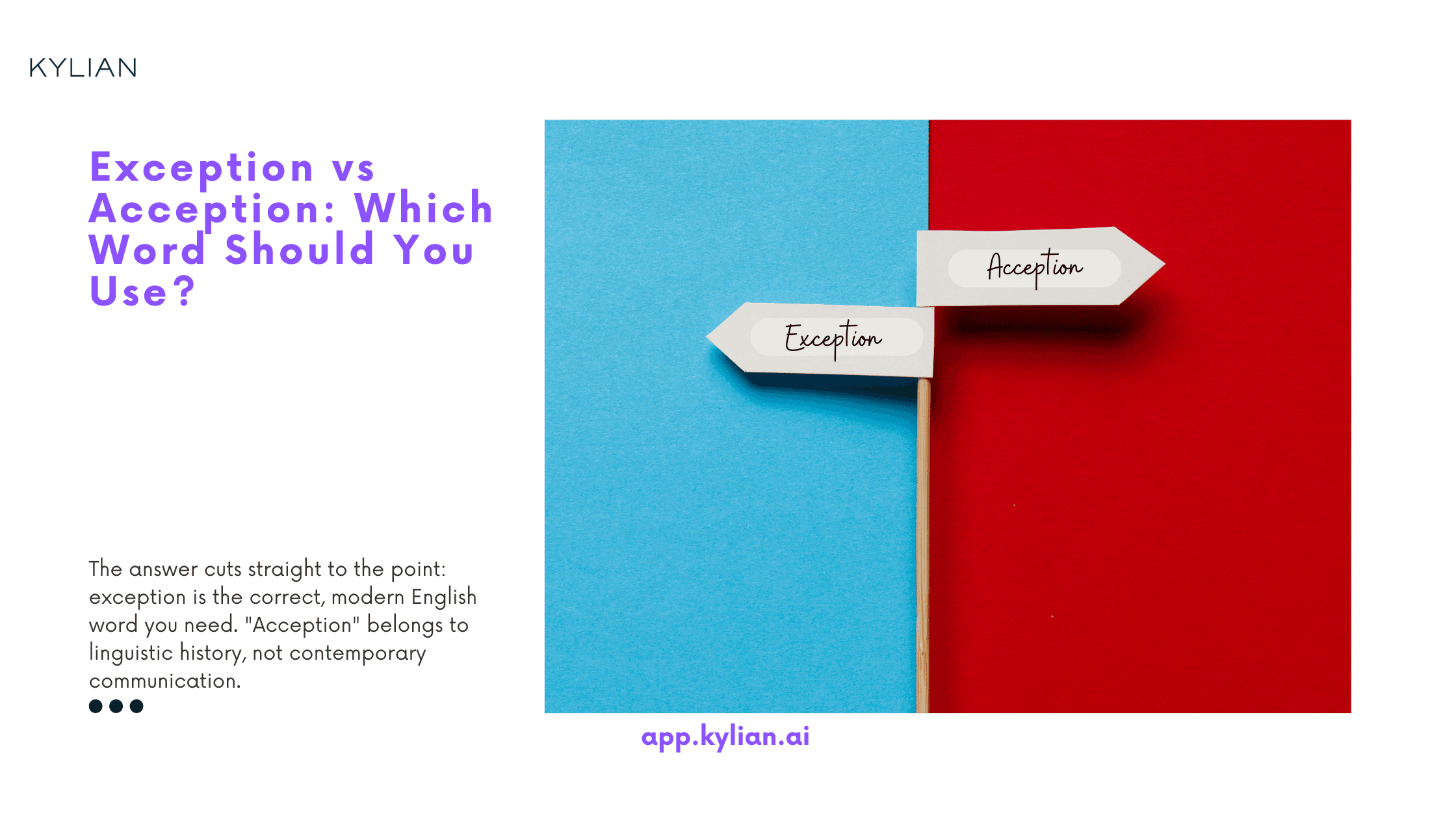 Exception vs Acception: Which Word Should You Use?