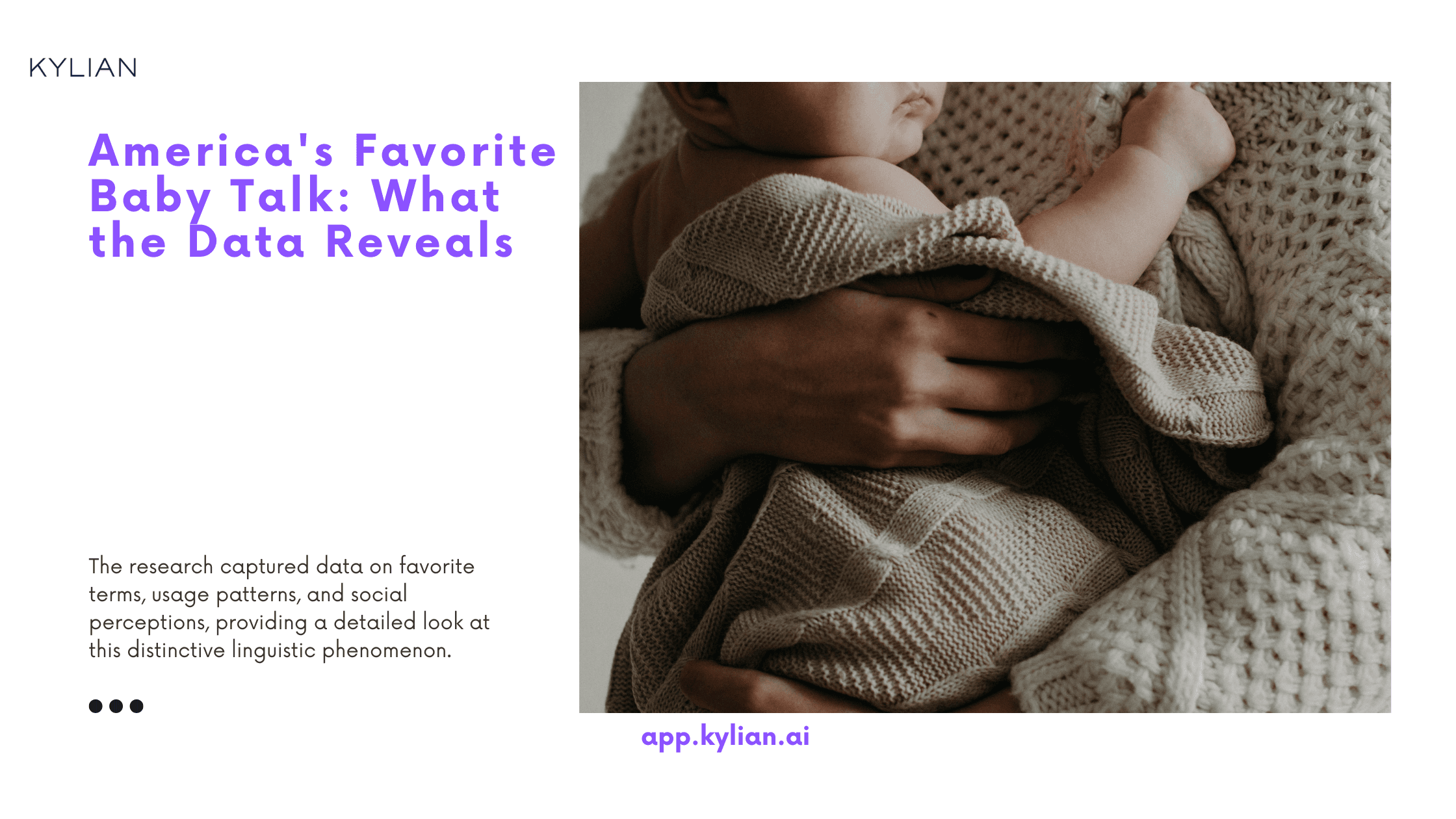 America's Favorite Baby Talk: What the Data Reveals