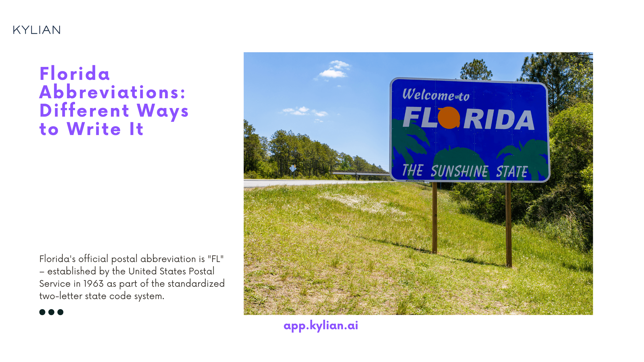 Florida Abbreviations: Different Ways to Write It