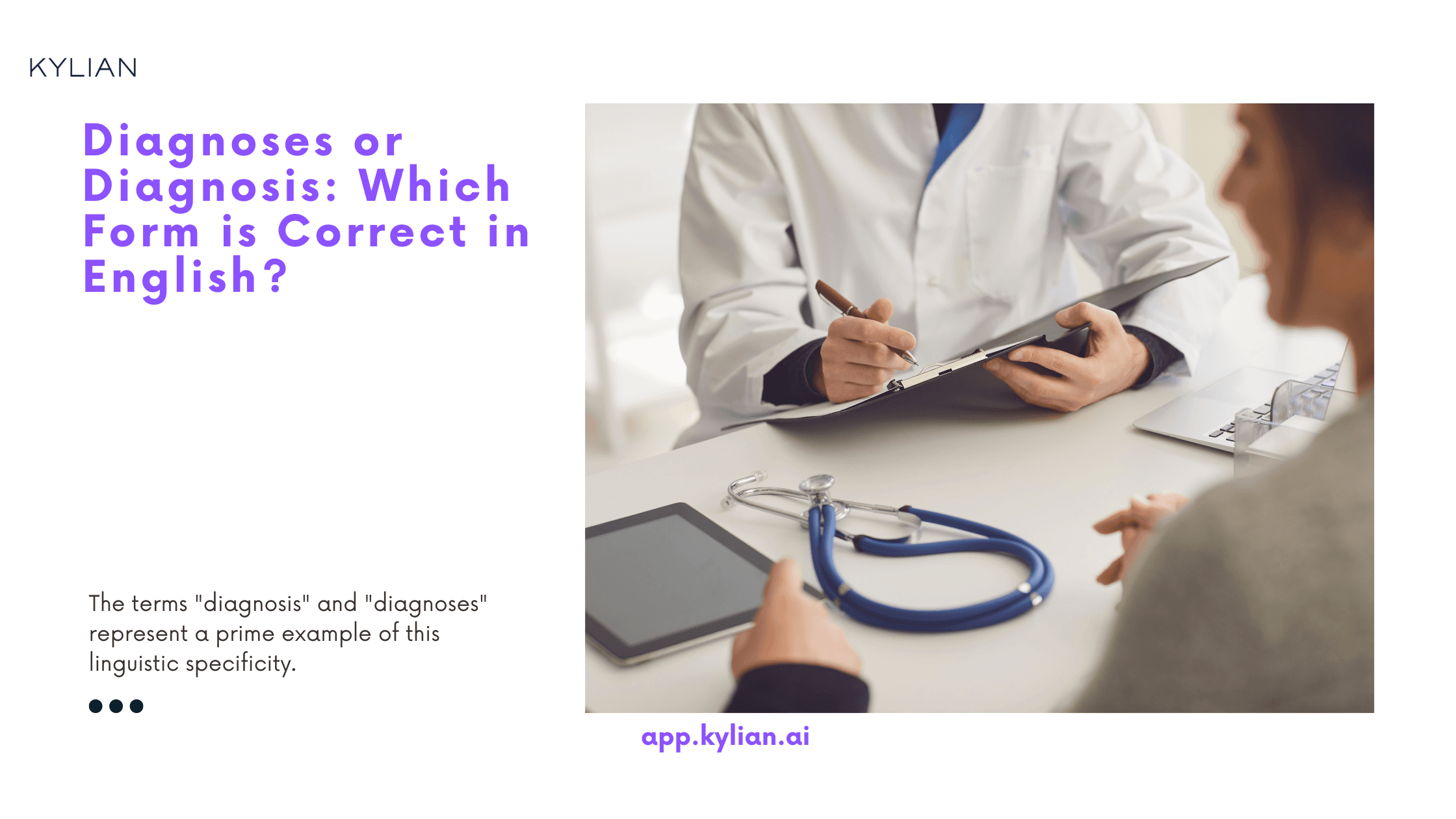 Diagnoses or Diagnosis: Which Form is Correct in English?