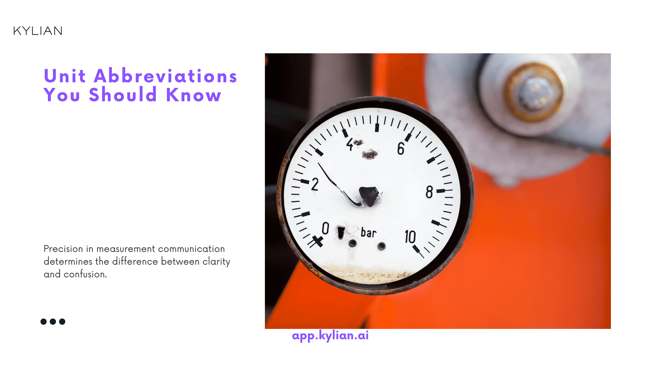 Unit Abbreviations You Should Know