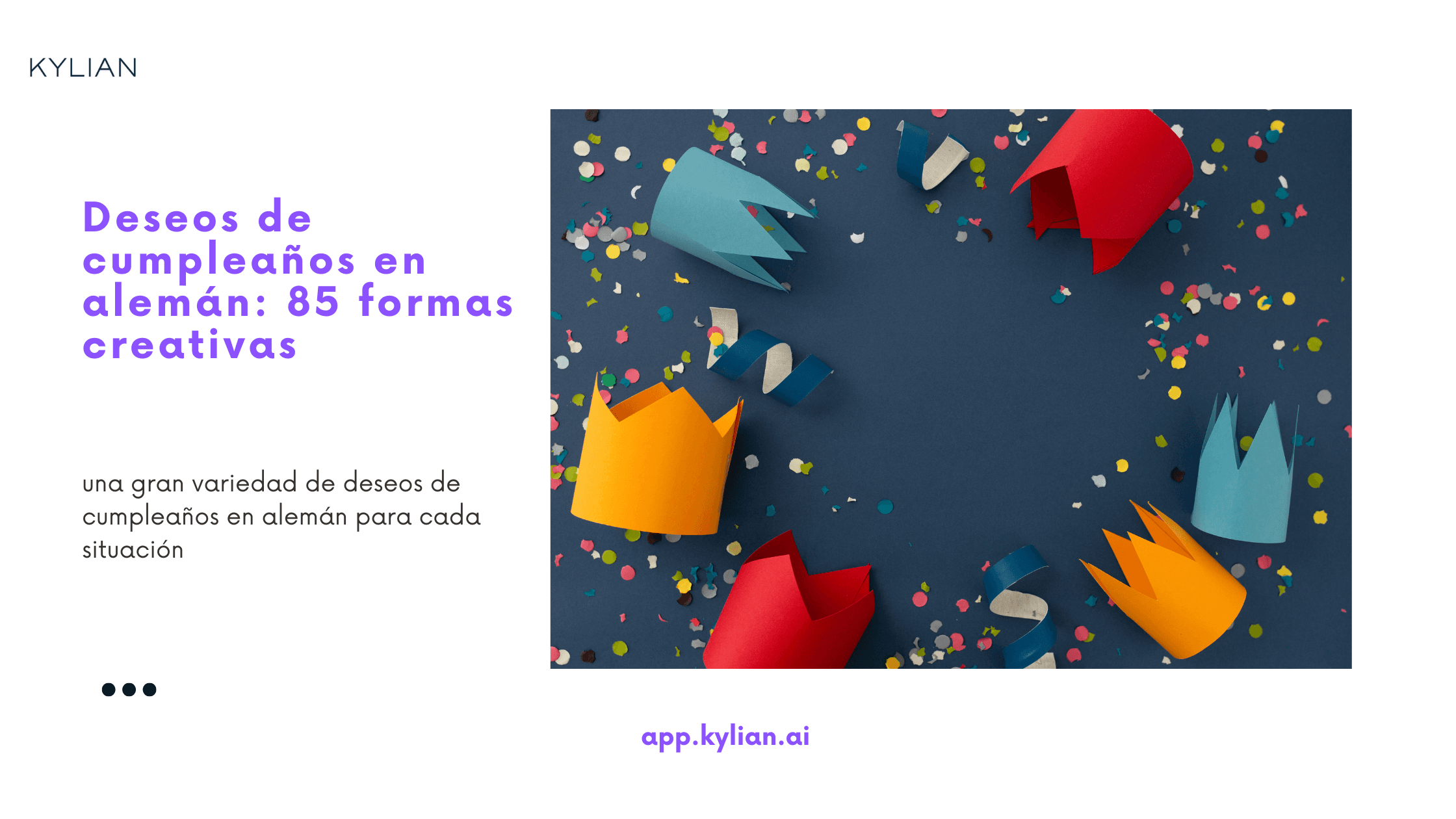 Deseos de cumpleaños en alemán: 85 formas creativas