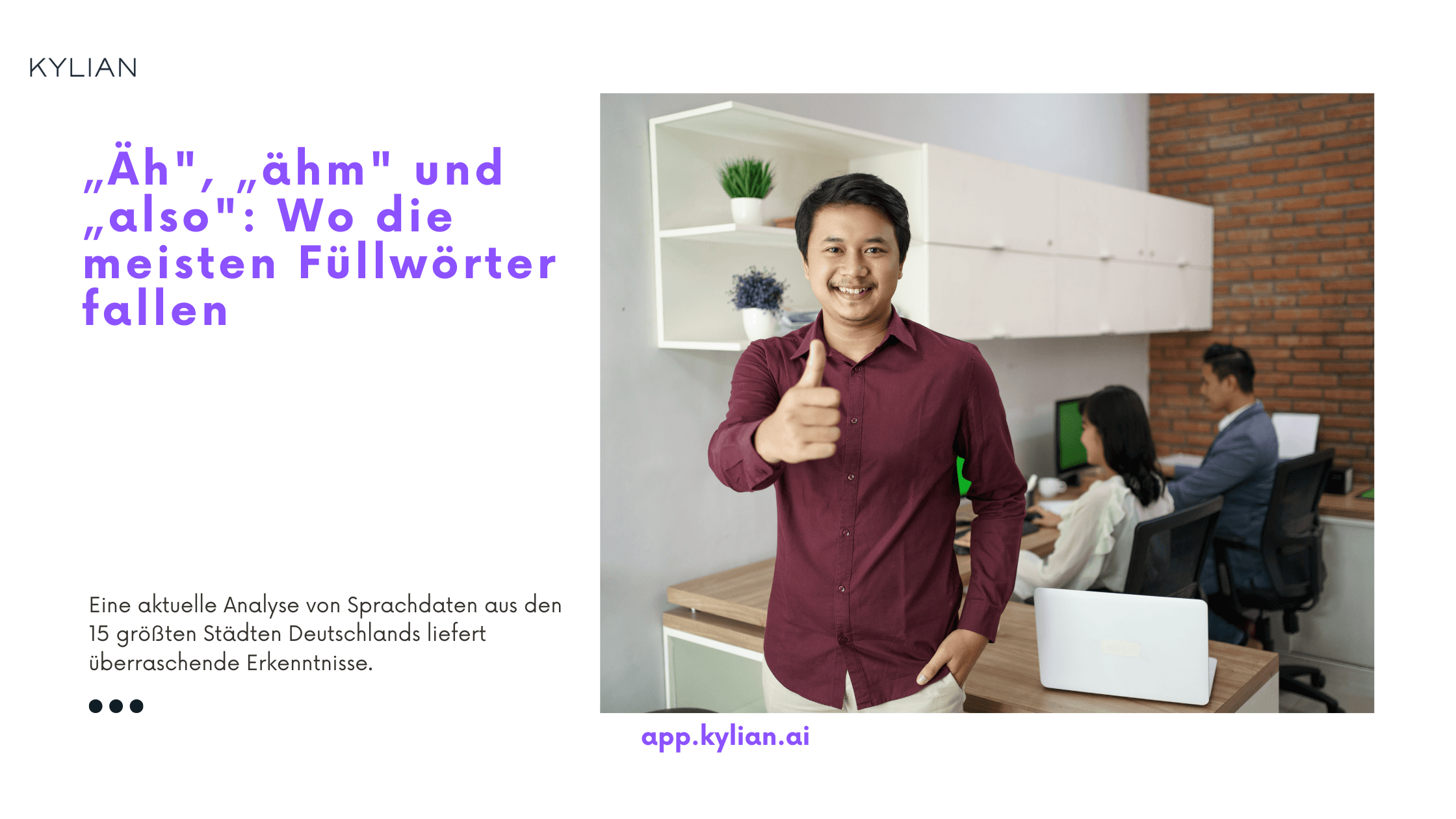 „Äh", „ähm" und „also": Wo die meisten Füllwörter fallen