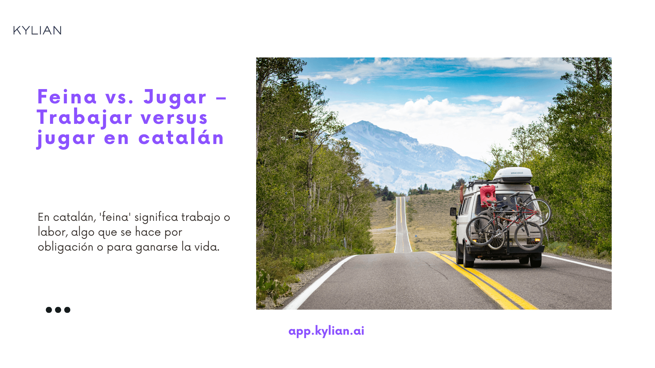 Feina vs. Jugar – Trabajar versus jugar en catalán