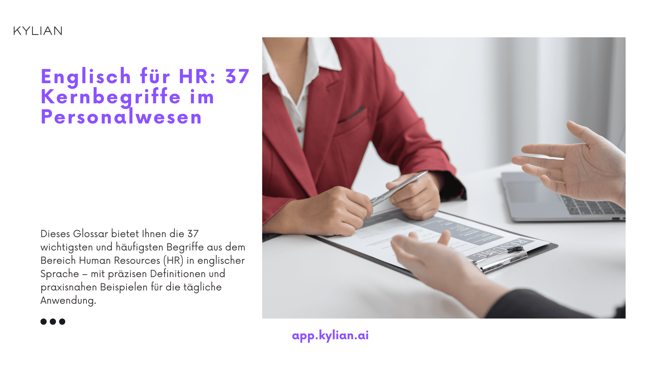 Englisch für HR: 37 Kernbegriffe im Personalwesen