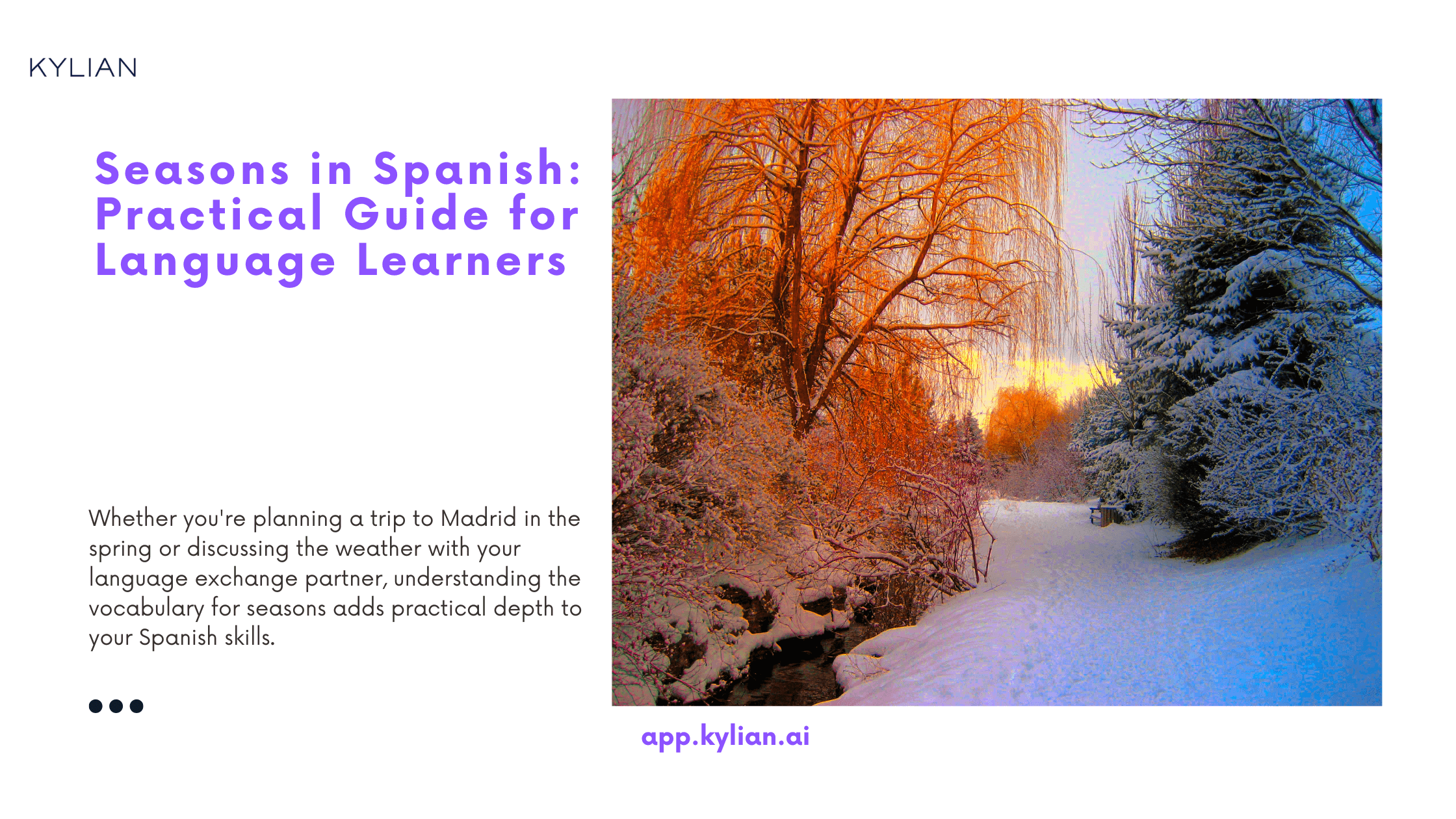 Seasons in Spanish: Practical Guide for Language Learners