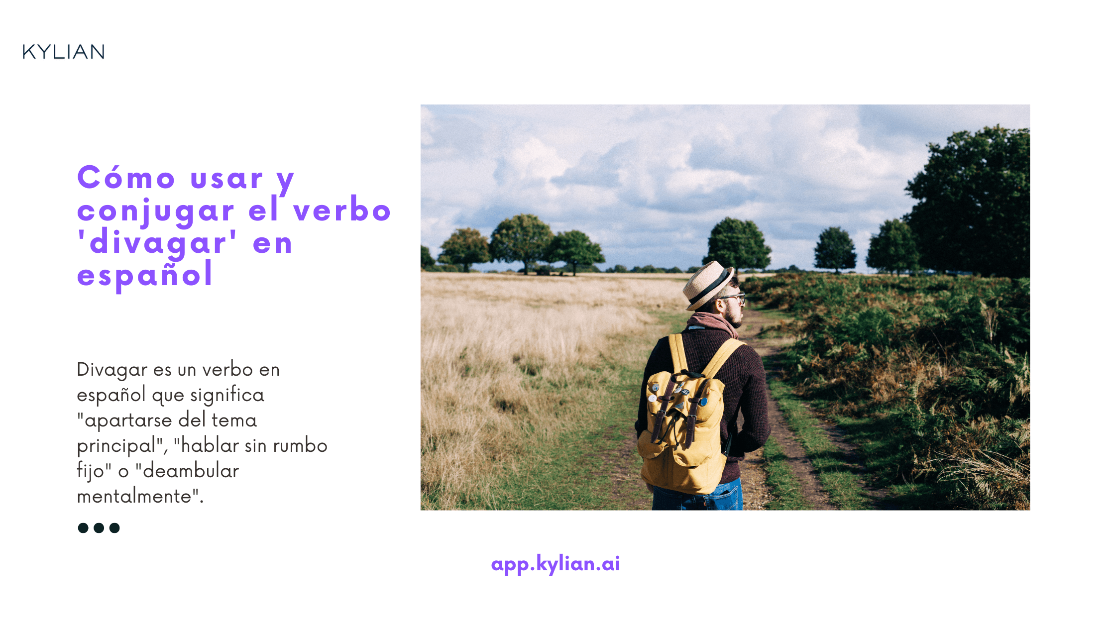 Cómo usar y conjugar el verbo 'divagar' en español