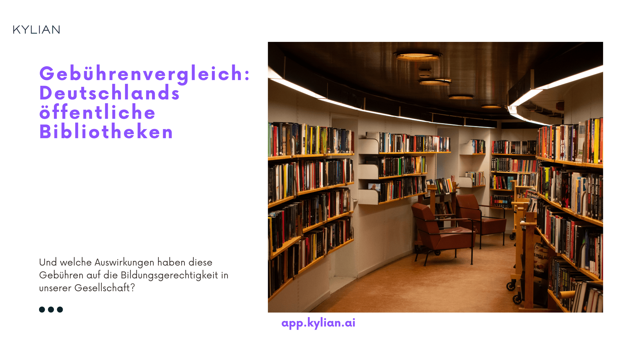 Gebührenvergleich: Deutschlands öffentliche Bibliotheken