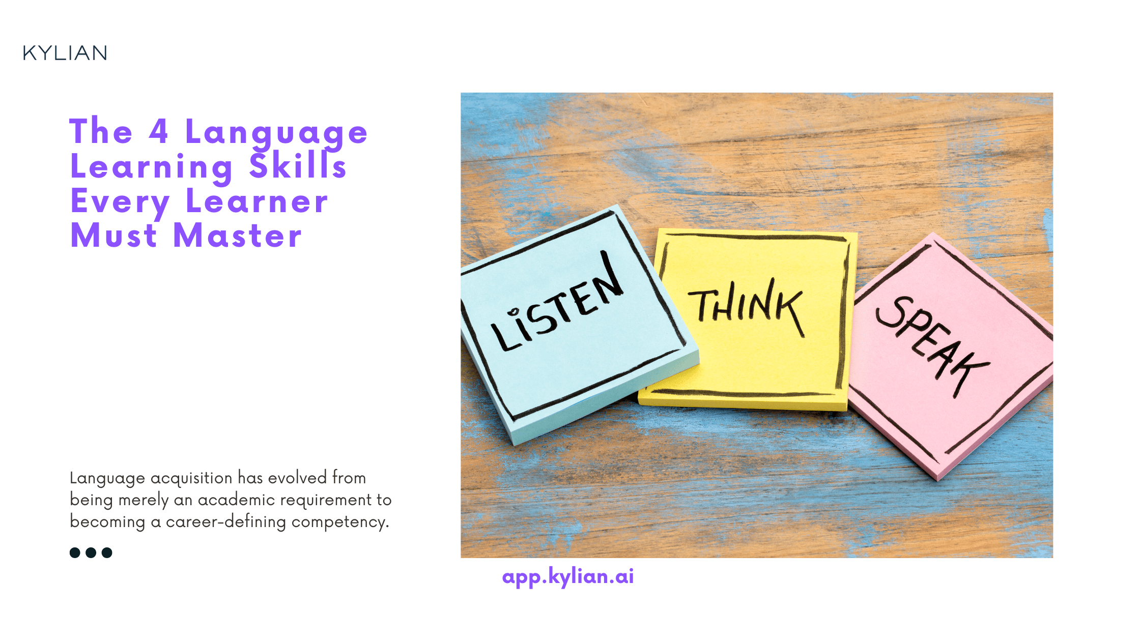 The 4 Language Learning Skills Every Learner Must Master