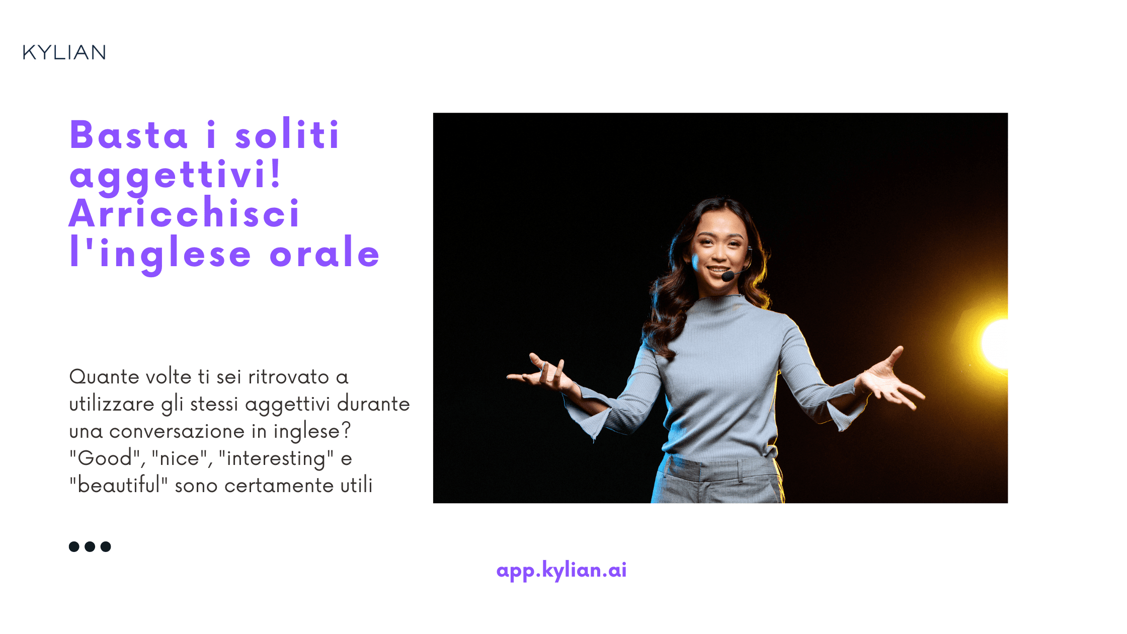 Basta i soliti aggettivi! Arricchisci l'inglese orale