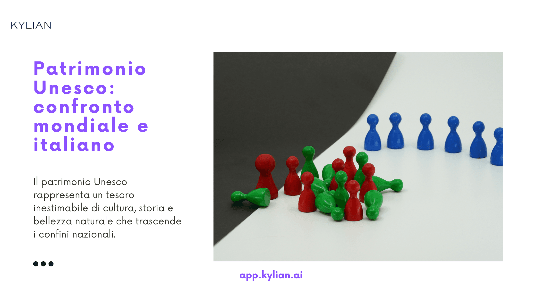 Patrimonio Unesco: confronto mondiale e italiano