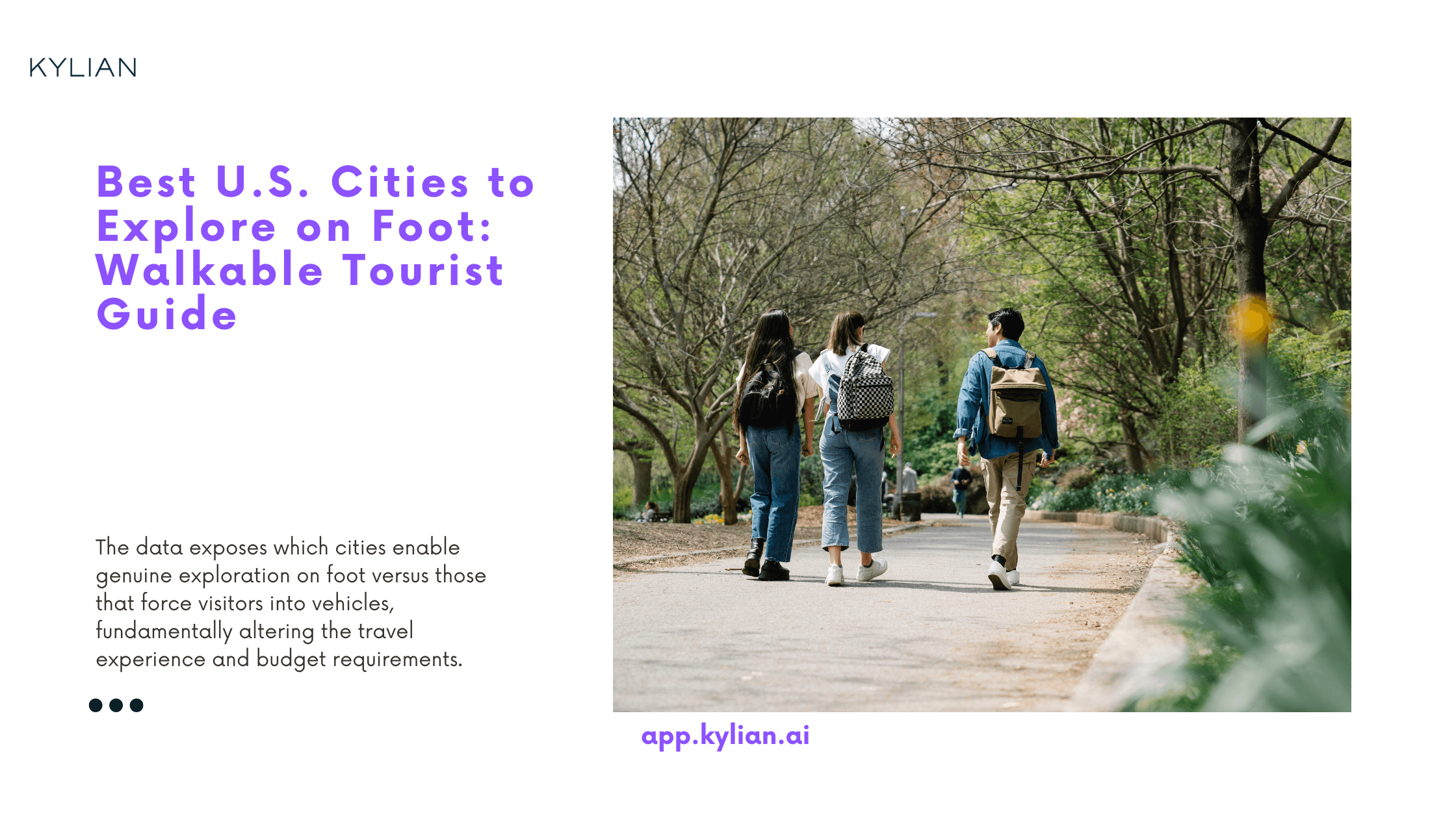 Best U.S. Cities to Explore on Foot: Walkable Tourist Guide