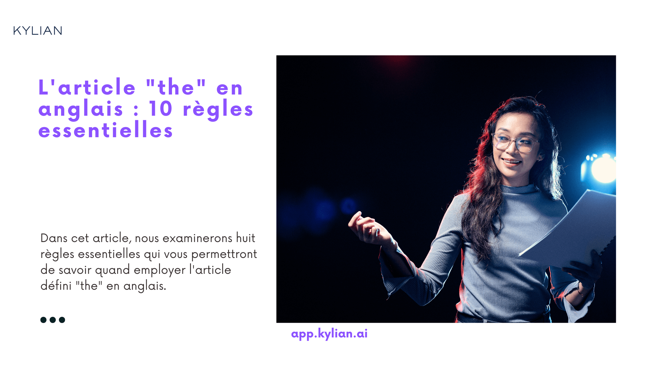 L'article "the" en anglais : 10 règles essentielles