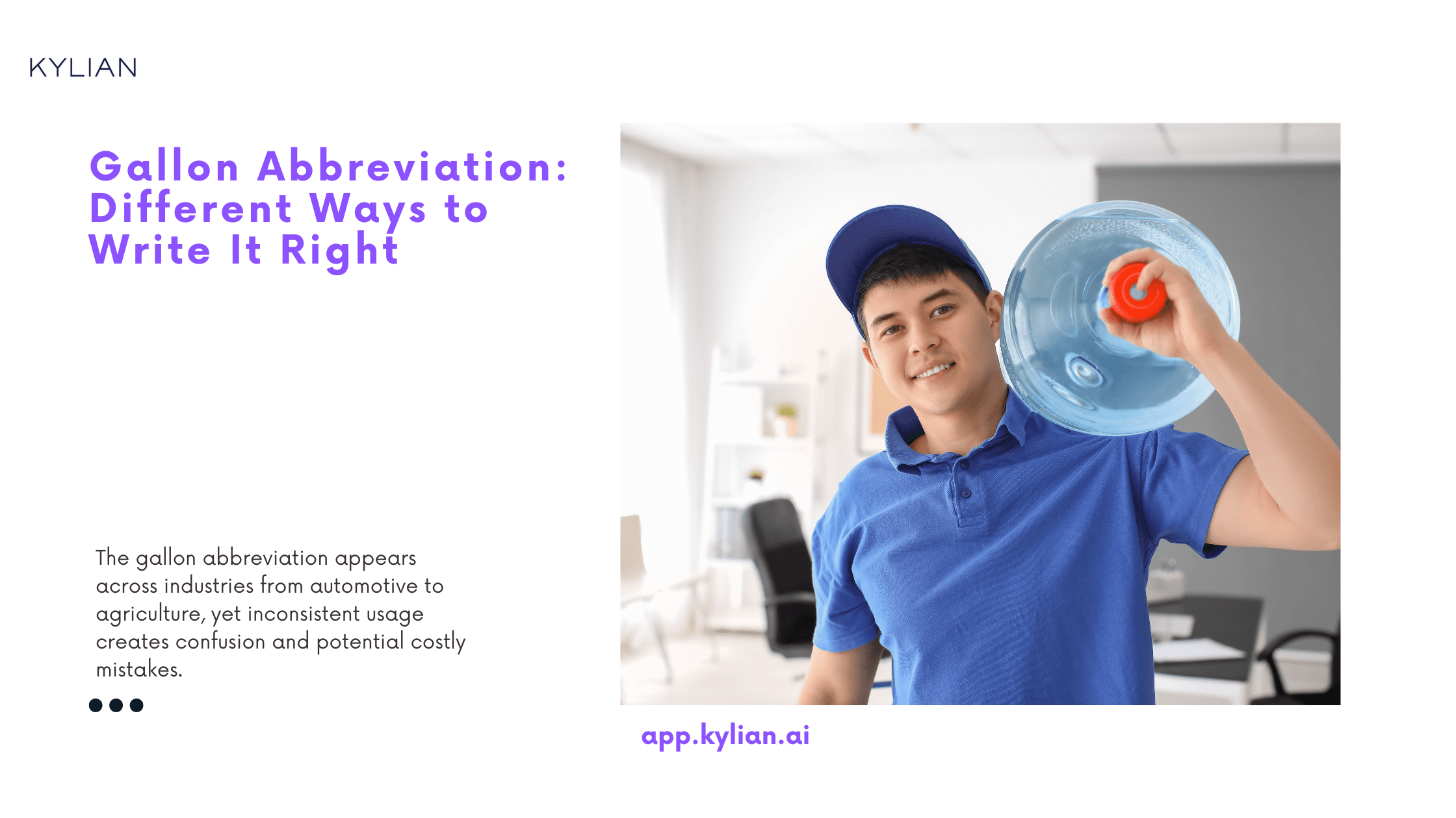 Gallon Abbreviation: Different Ways to Write It Right