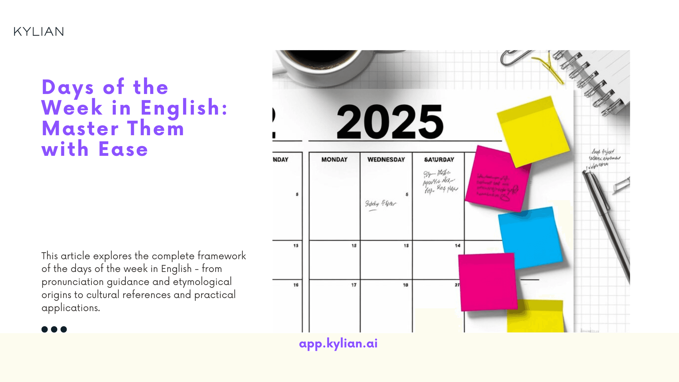 Days of the Week in English: Master Them with Ease