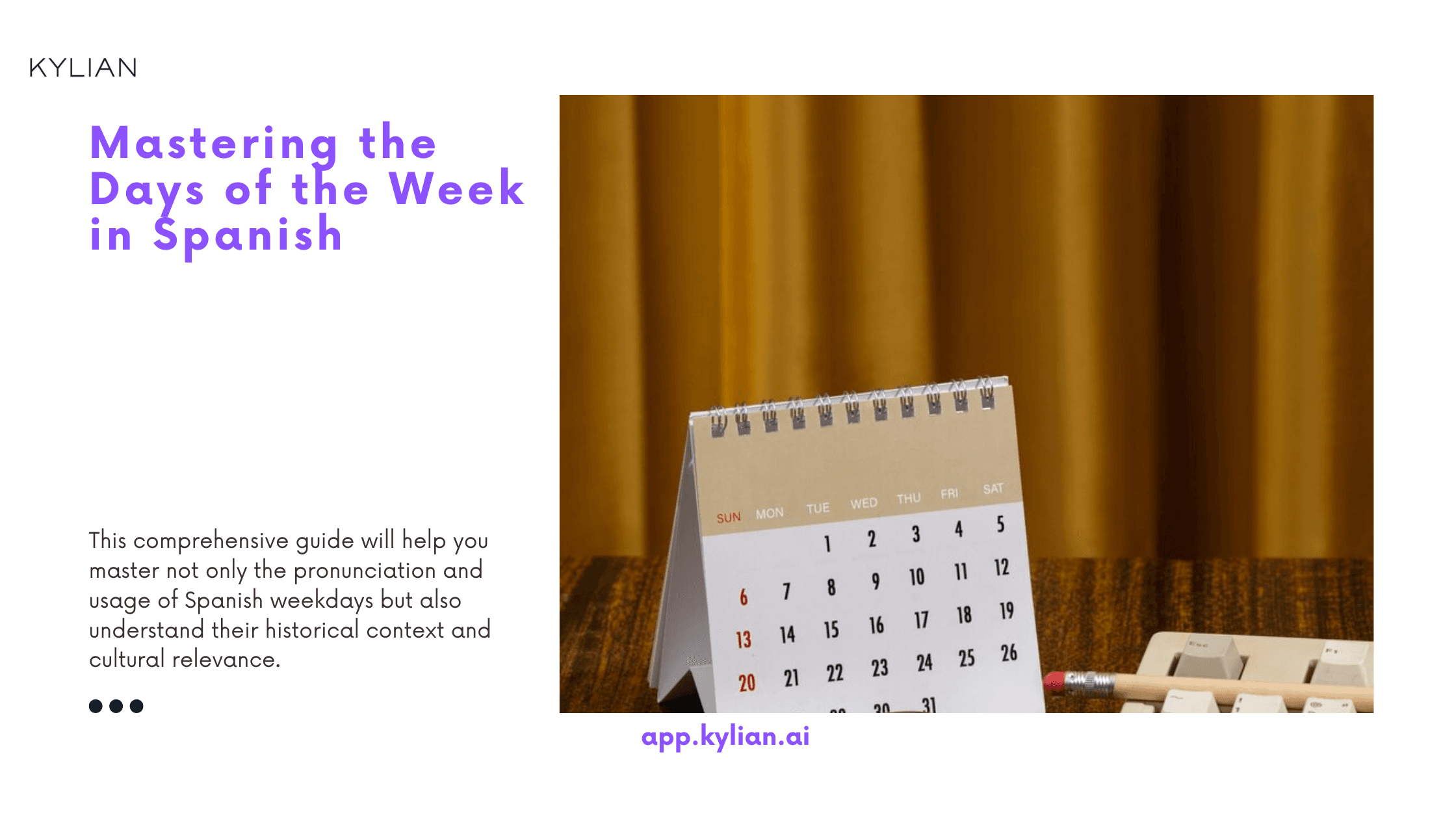 Mastering the Days of the Week in Spanish