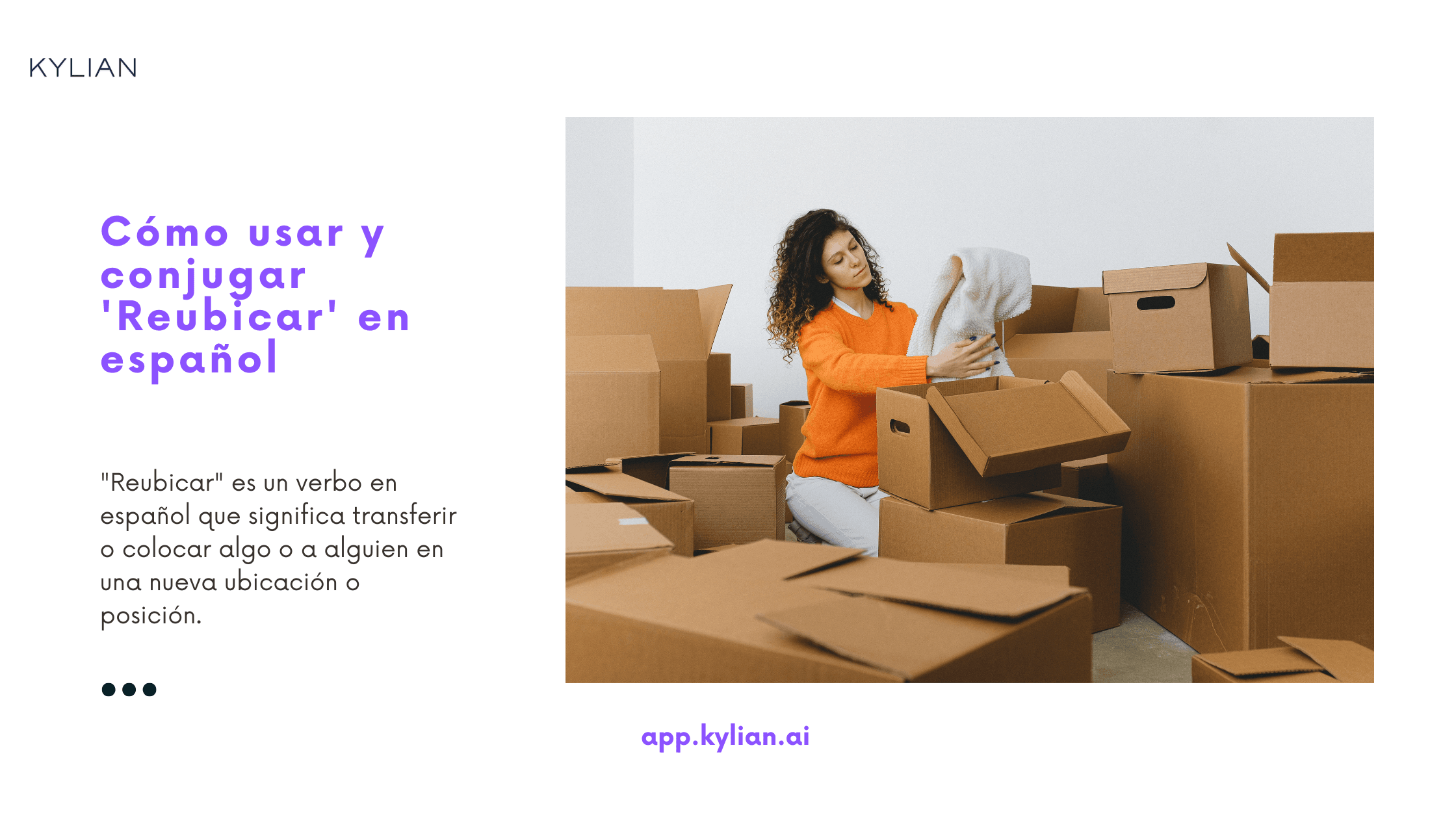 Cómo usar y conjugar 'Reubicar' en español