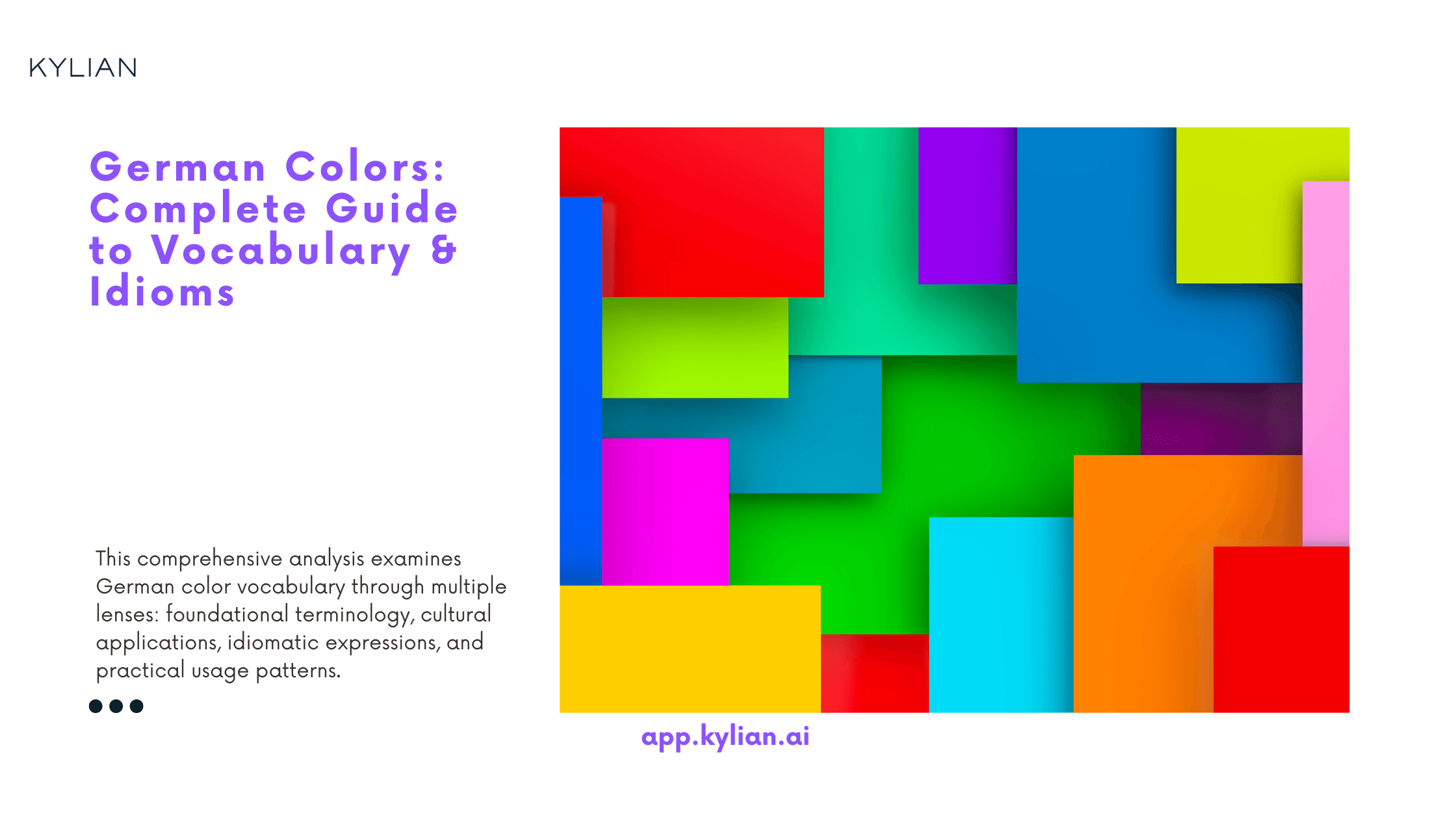 German Colors: Complete Guide to Vocabulary & Idioms