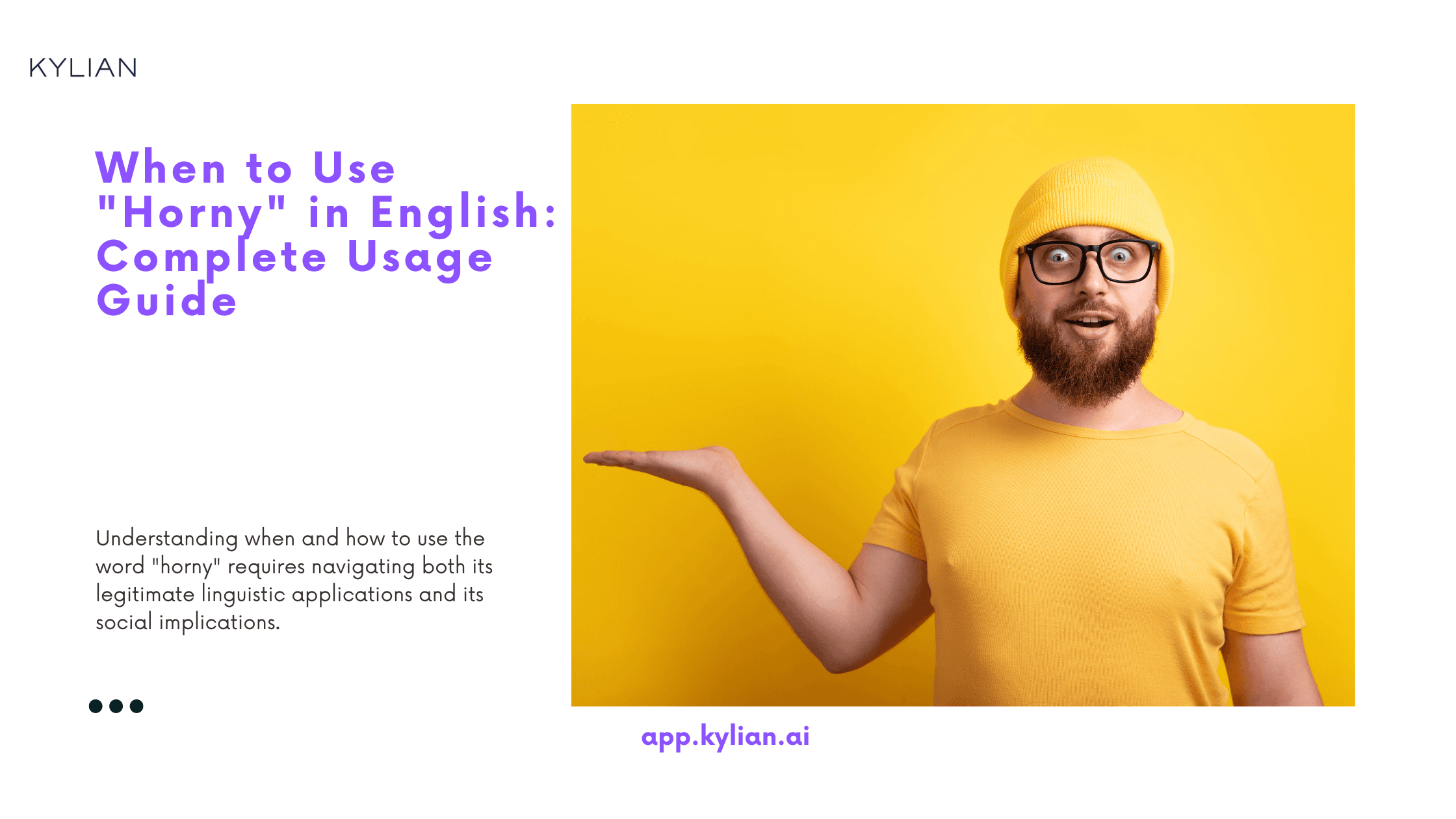 When to Use "Horny" in English: Complete Usage Guide