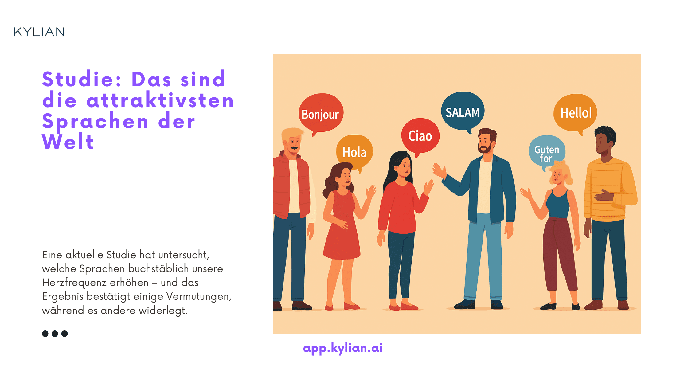 Studie: Das sind die attraktivsten Sprachen der Welt