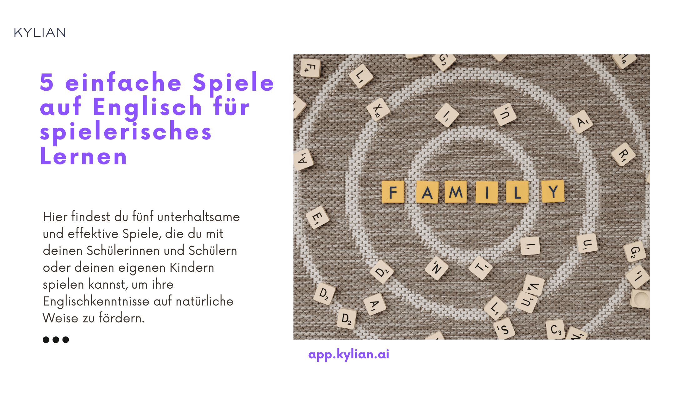 5 einfache Spiele auf Englisch für spielerisches Lernen