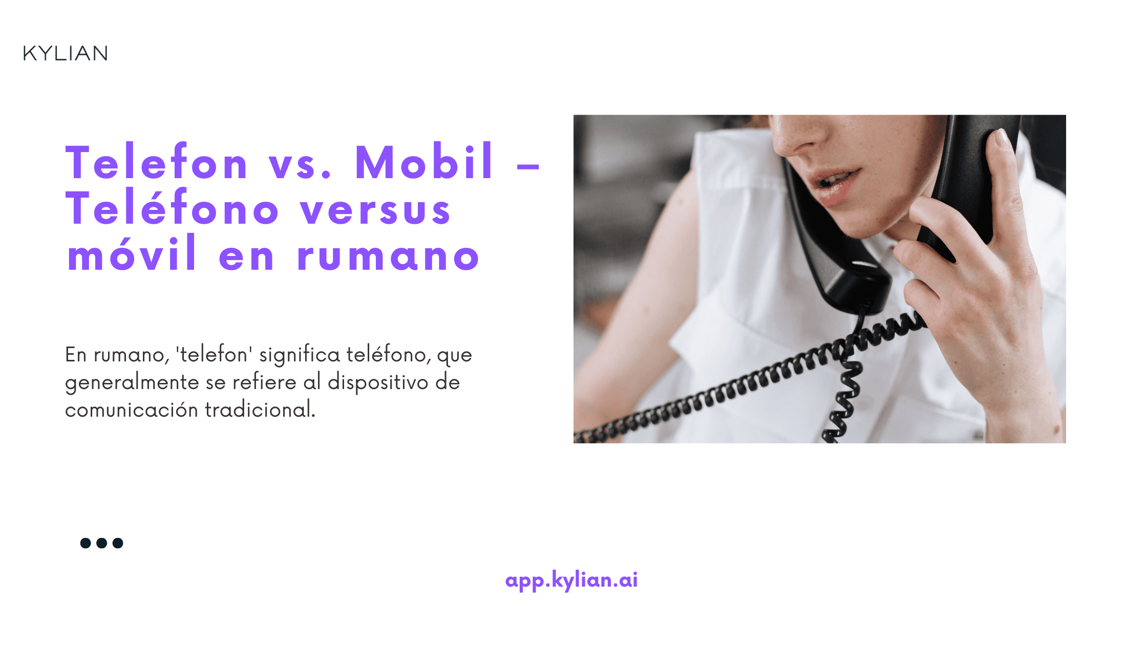 Telefon vs. Mobil – Teléfono versus móvil en rumano