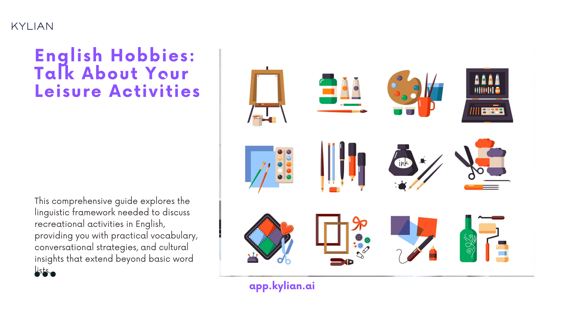 English Hobbies: Talk About Your Leisure Activities