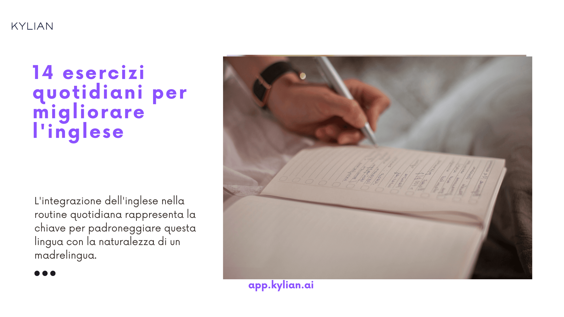 14 esercizi quotidiani per migliorare l'inglese