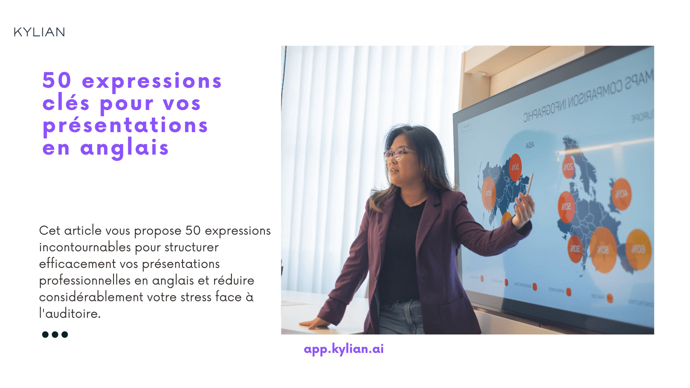 50 expressions clés pour vos présentations en anglais
