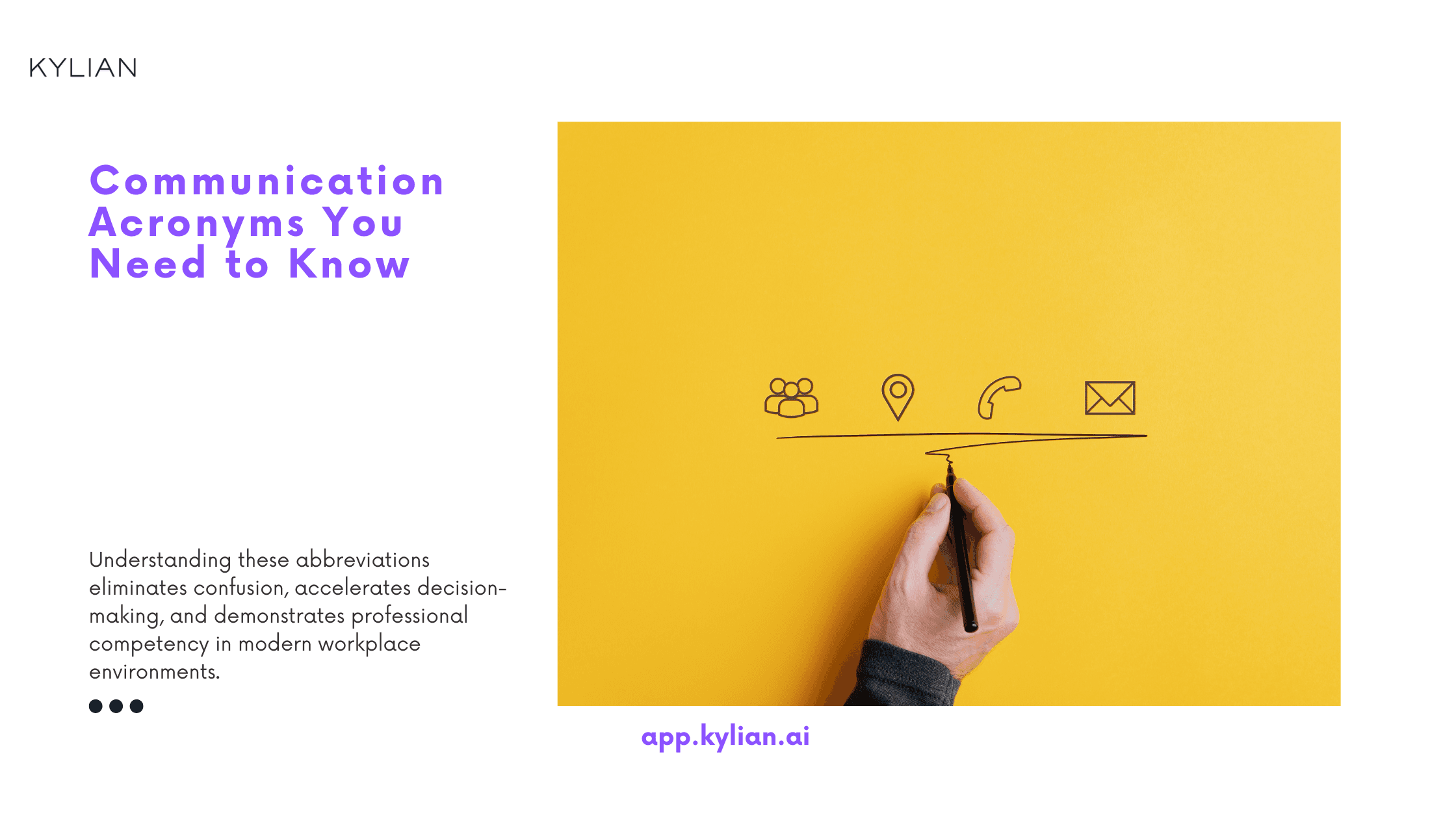 Communication Acronyms You Need to Know