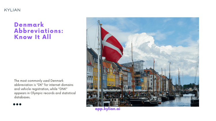 Denmark Domain Code Denmark Abbreviations: Know It All