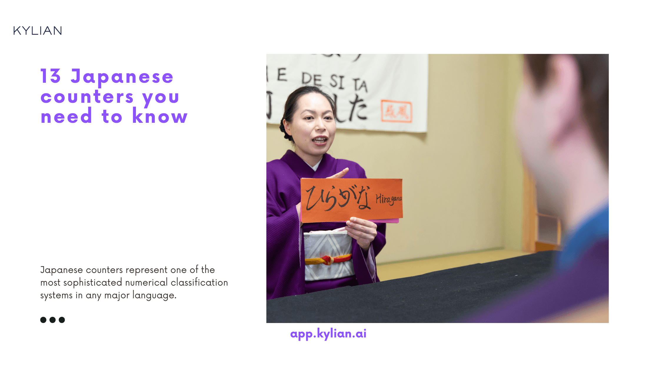 13 Japanese counters you need to know