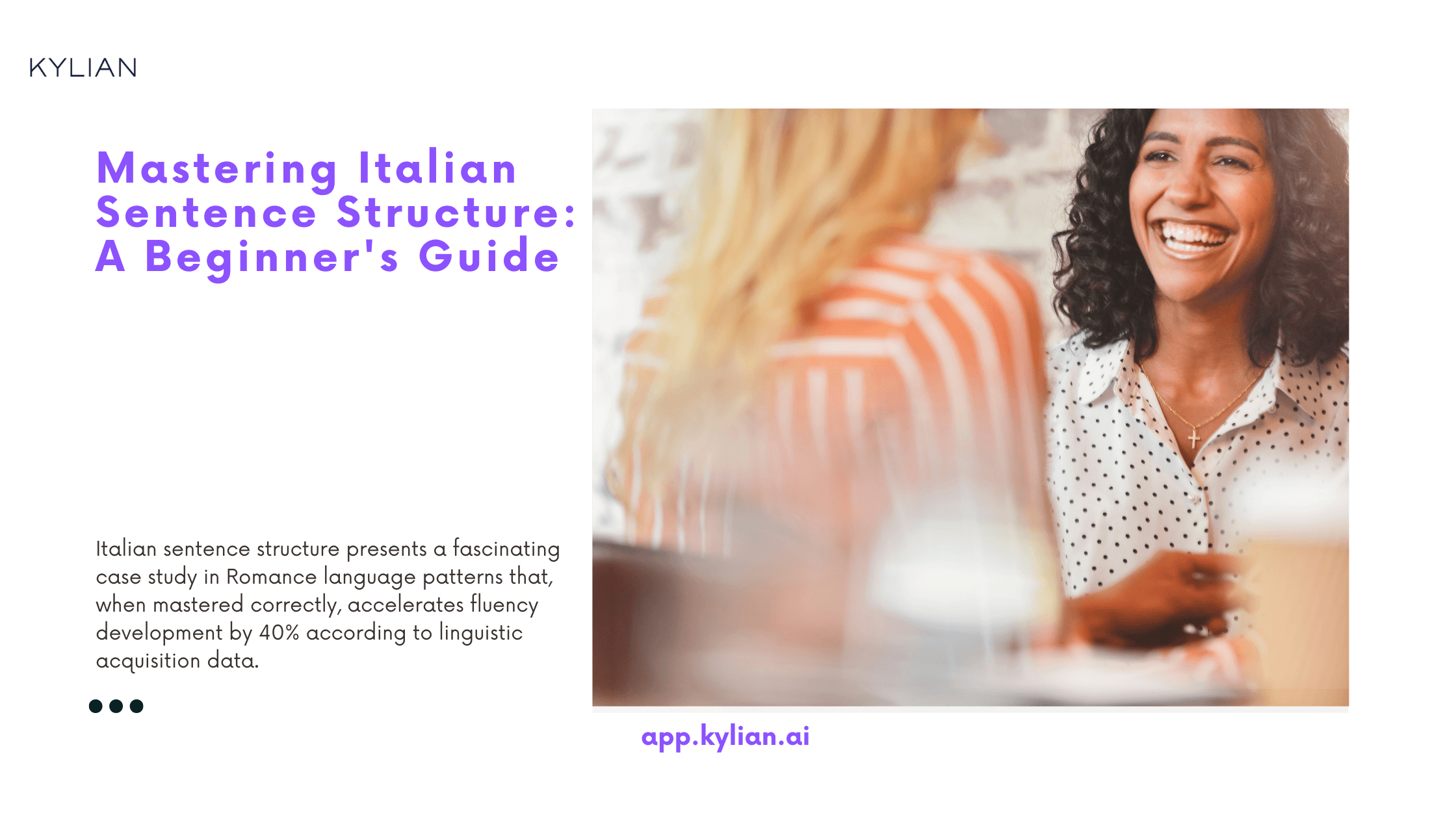 Mastering Italian Sentence Structure: A Beginner's Guide