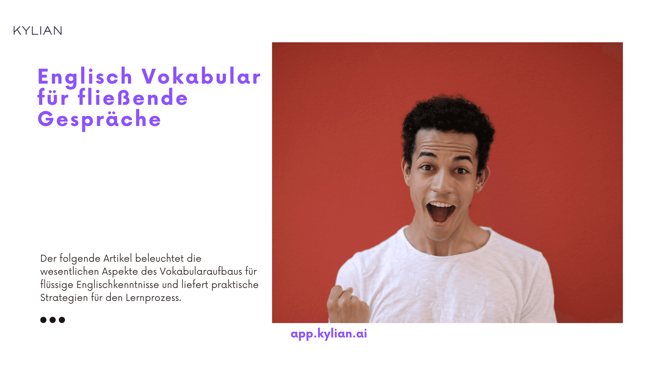 Englisch Vokabular für fließende Gespräche