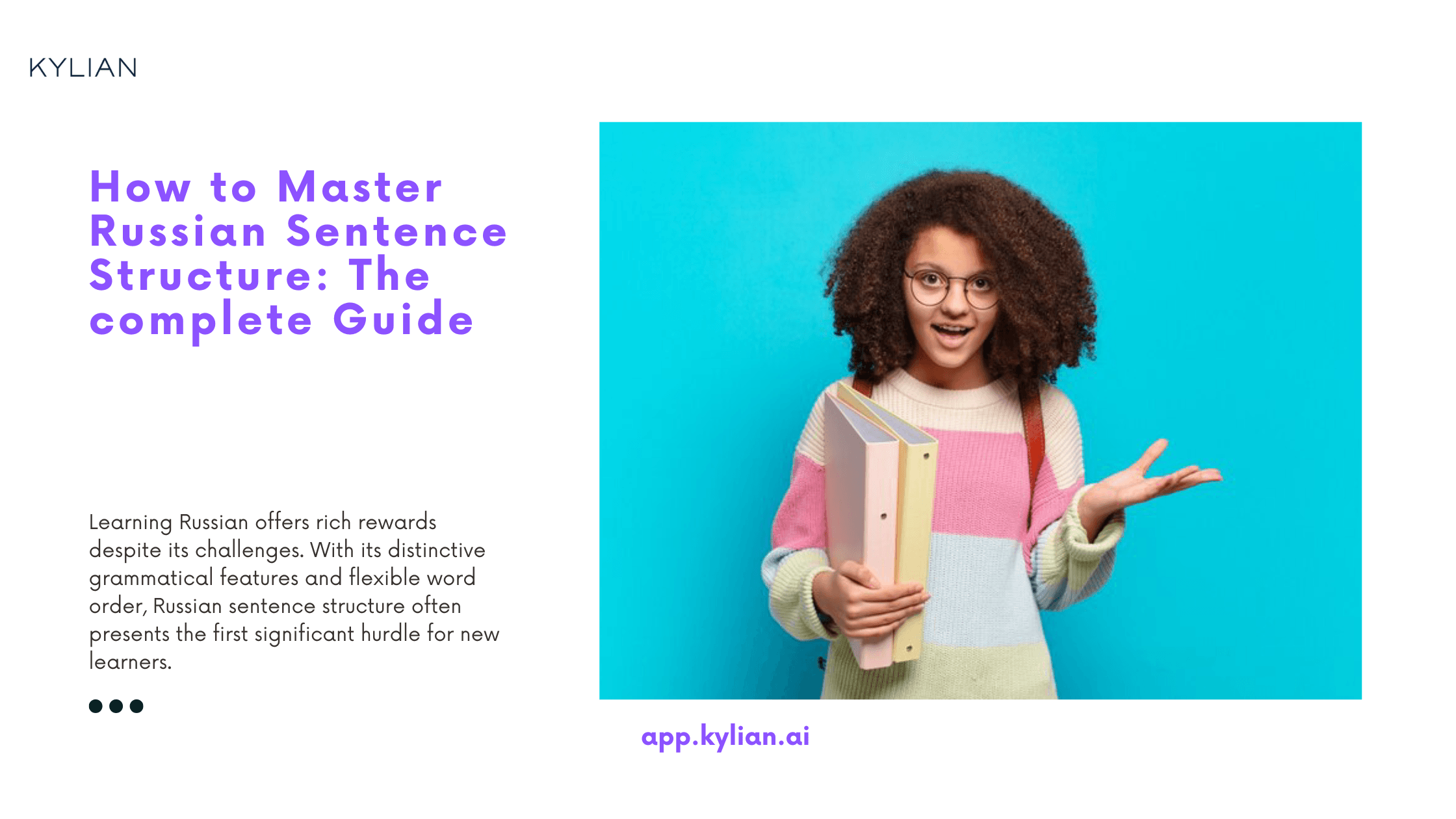 How to Master Russian Sentence Structure: The complete Guide