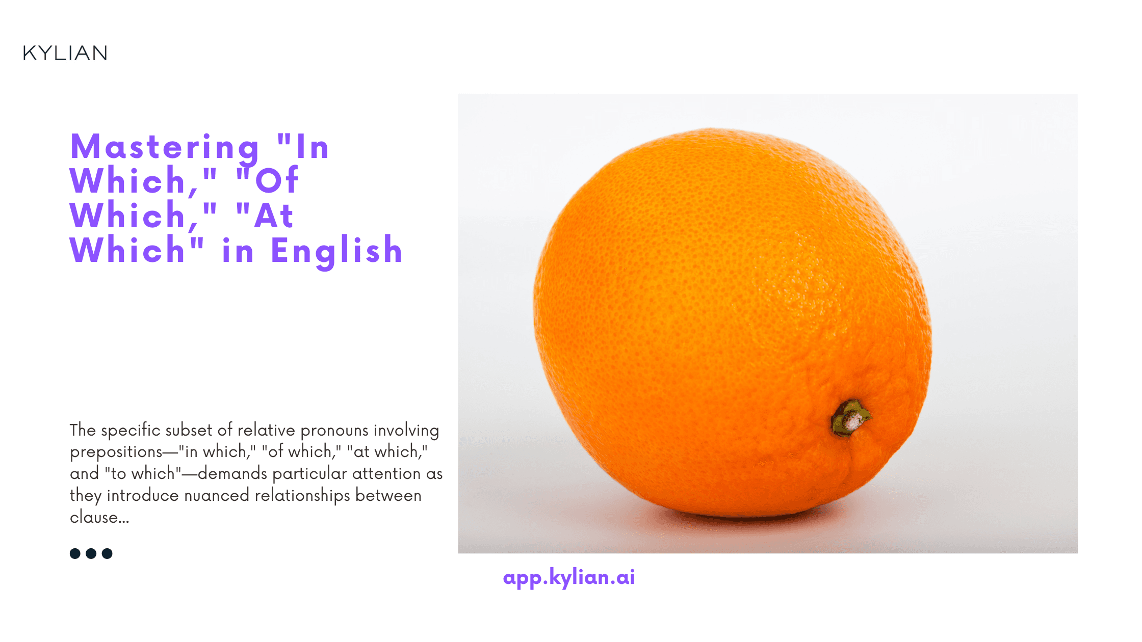 Mastering "In Which," "Of Which," "At Which" in English