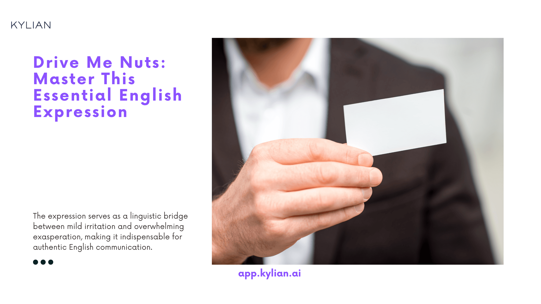 Drive Me Nuts: Master This Essential English Expression