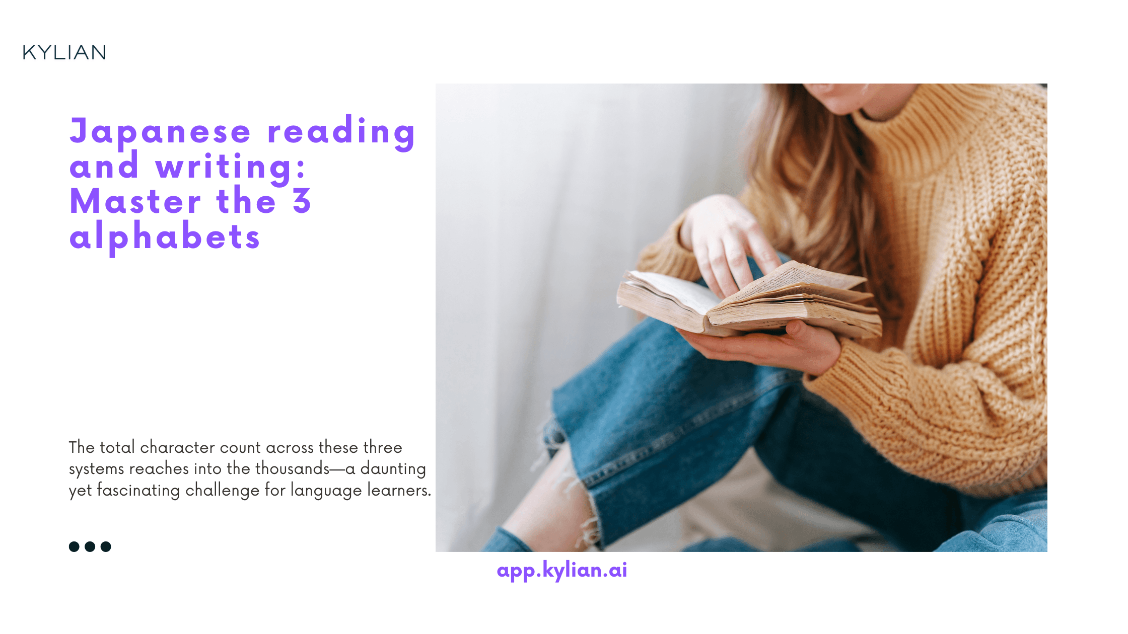 Japanese reading and writing: Master the 3 alphabets