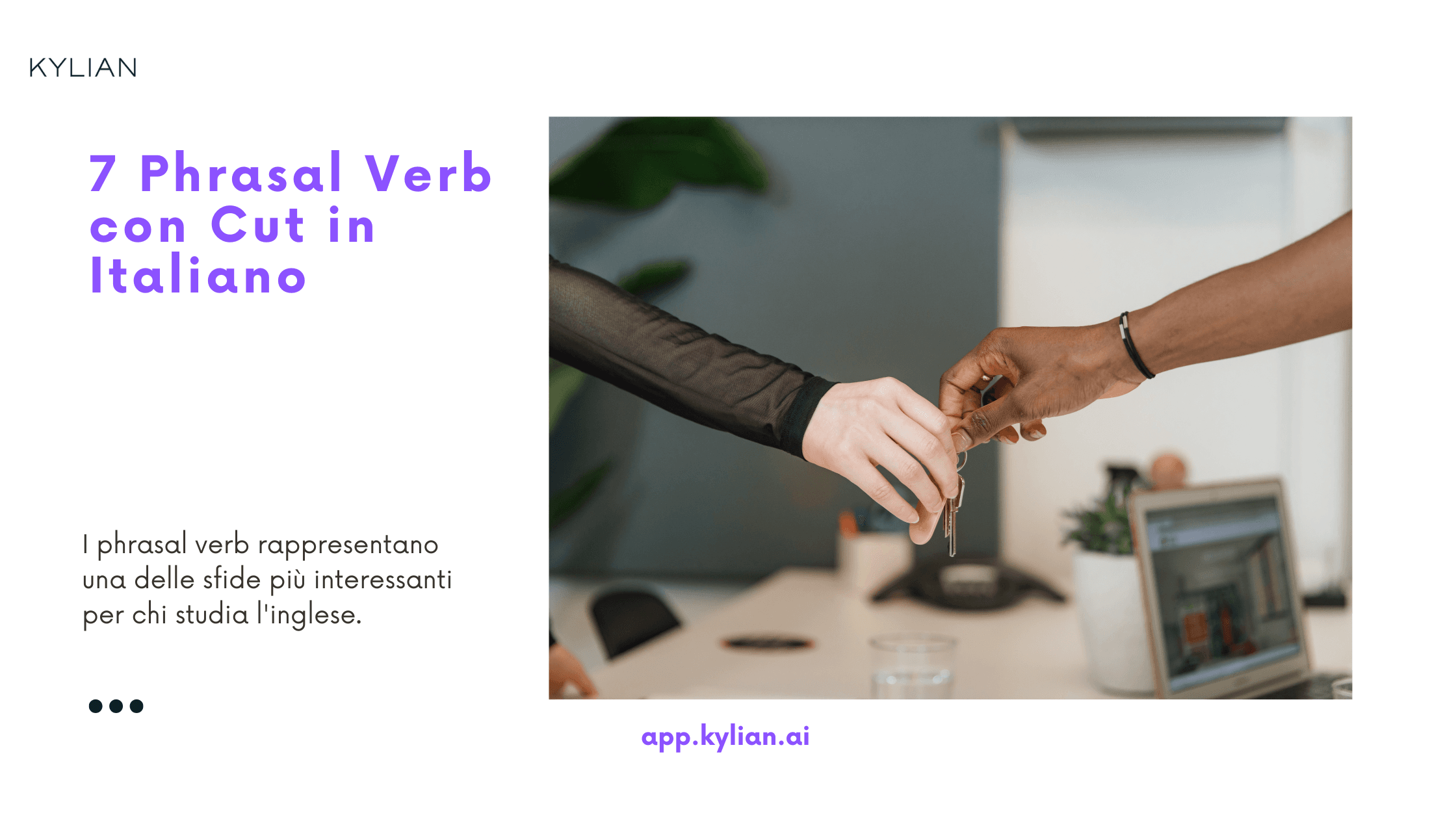 7 Phrasal Verb con Cut in Italiano